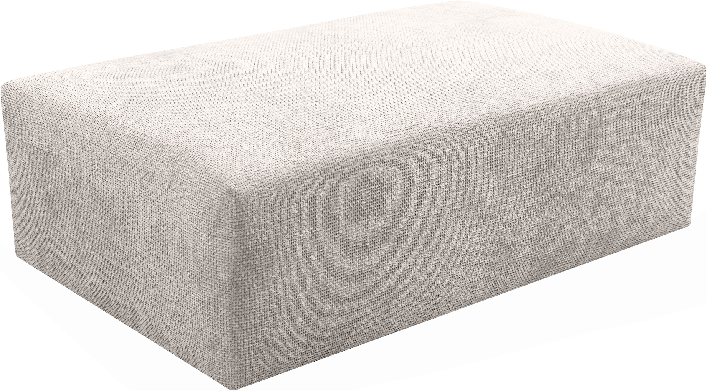 WERK2 Polsterhocker "Zeus-XL Polsterhocker modern und bequem" Curvy Trend Hocker mit urbaner Optik