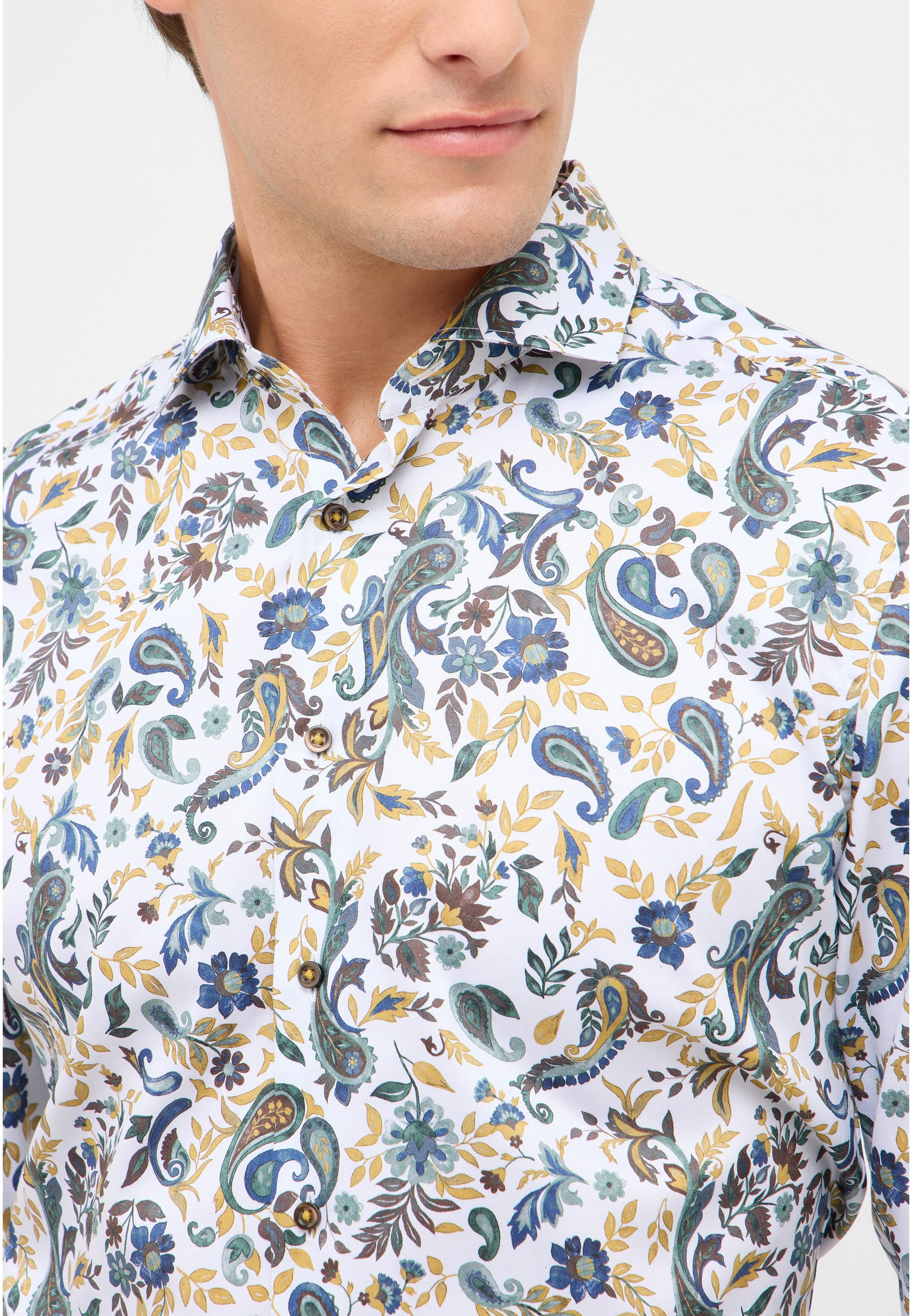Eterna Langarmhemd »SLIM FIT«, NON IRON (bügelfrei)