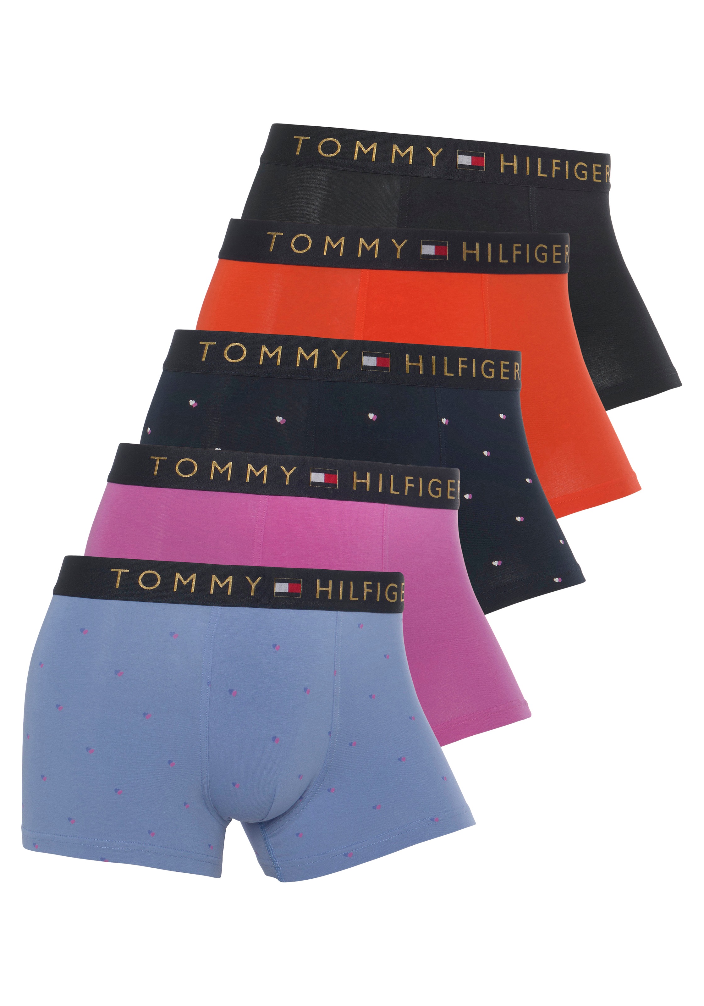 Tommy Hilfiger Underwear Trunk, (Set, 5 St., 5er-Pack), mit Logo auf dem Taillenbund kaufen