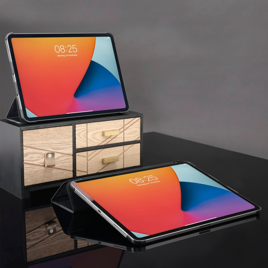 Hama Tablet-Hülle »Tablet Case für Apple iPad Pro 13" (2024), Schwarz«, robustes Material, mit Standfunktion und Magnetverschluss