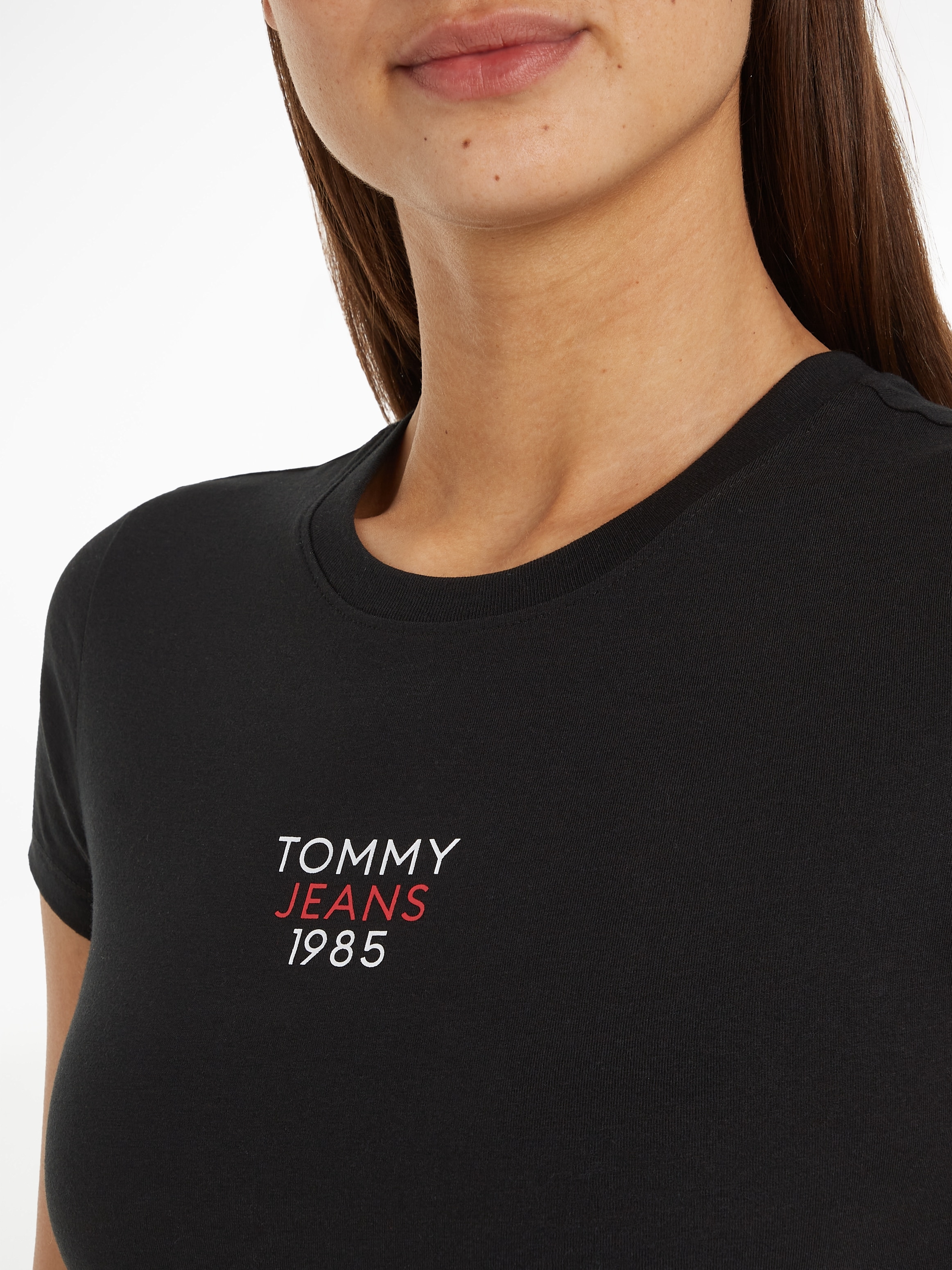 Tommy Jeans T-Shirt »TJW SLIM mit kaufen Logoschriftzug | BAUR SS«, ESSENTIAL LOGO 1