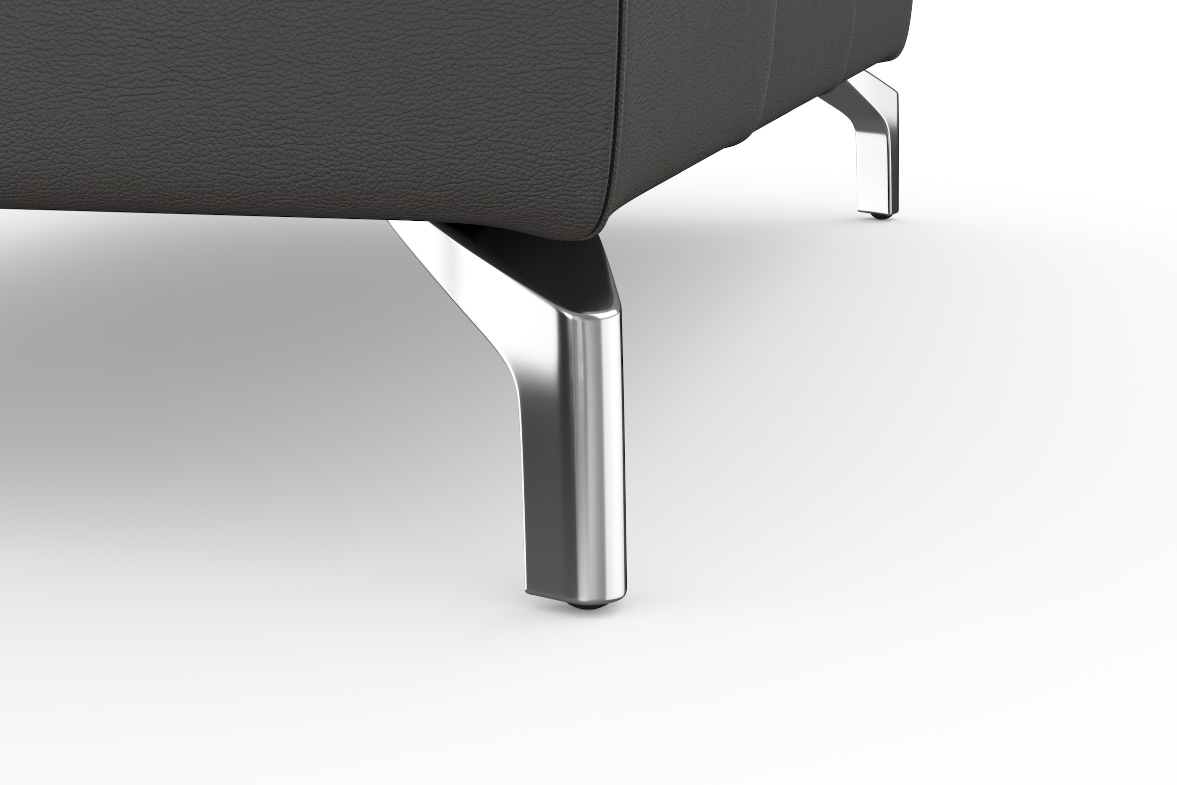 sit&more Hocker »Bendigo«, mit Klappfunktion, Bodenfreiheit 12 cm, wahlweise in 2 Fußfarben