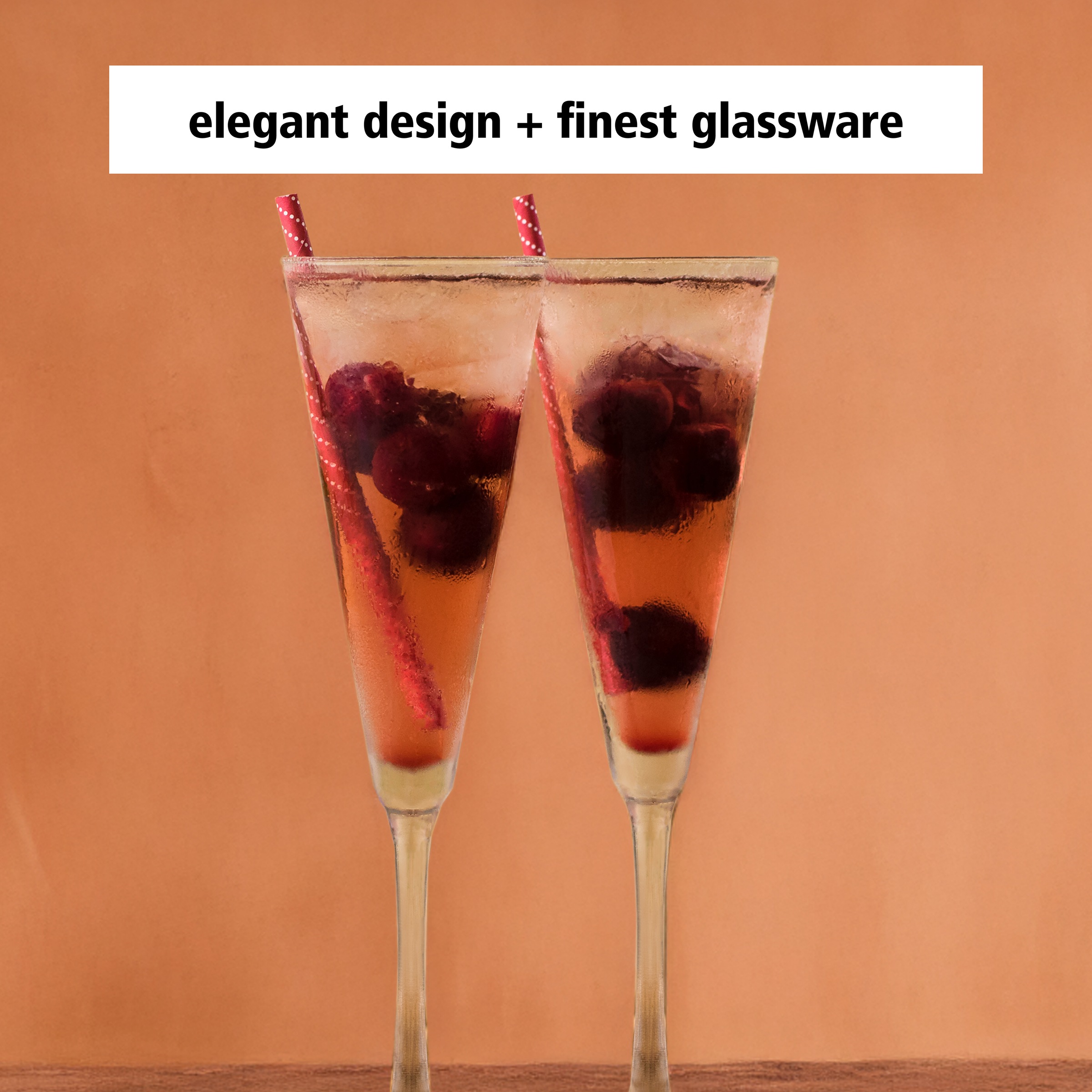 LIBBEY Sektglas »Gläser-Set -VINA- 192 ml, Ø: 8,5 cm, H: 25 cm, 12er Set«, (Set, 12 tlg.), hochwertig verarbeitet, im modernen Design
