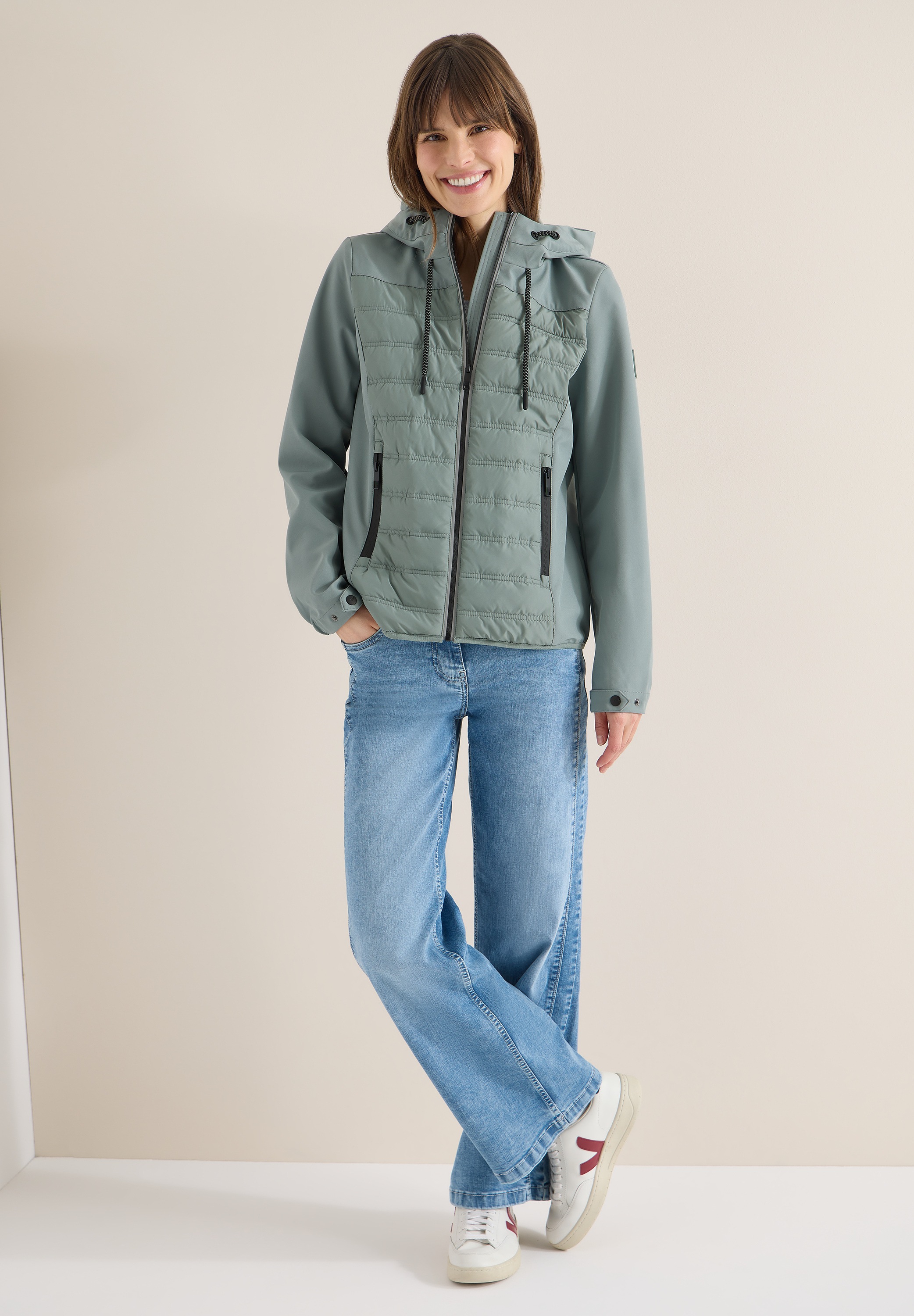Thumbnail - Cecil Softshelljacke mit Kapuze super soft