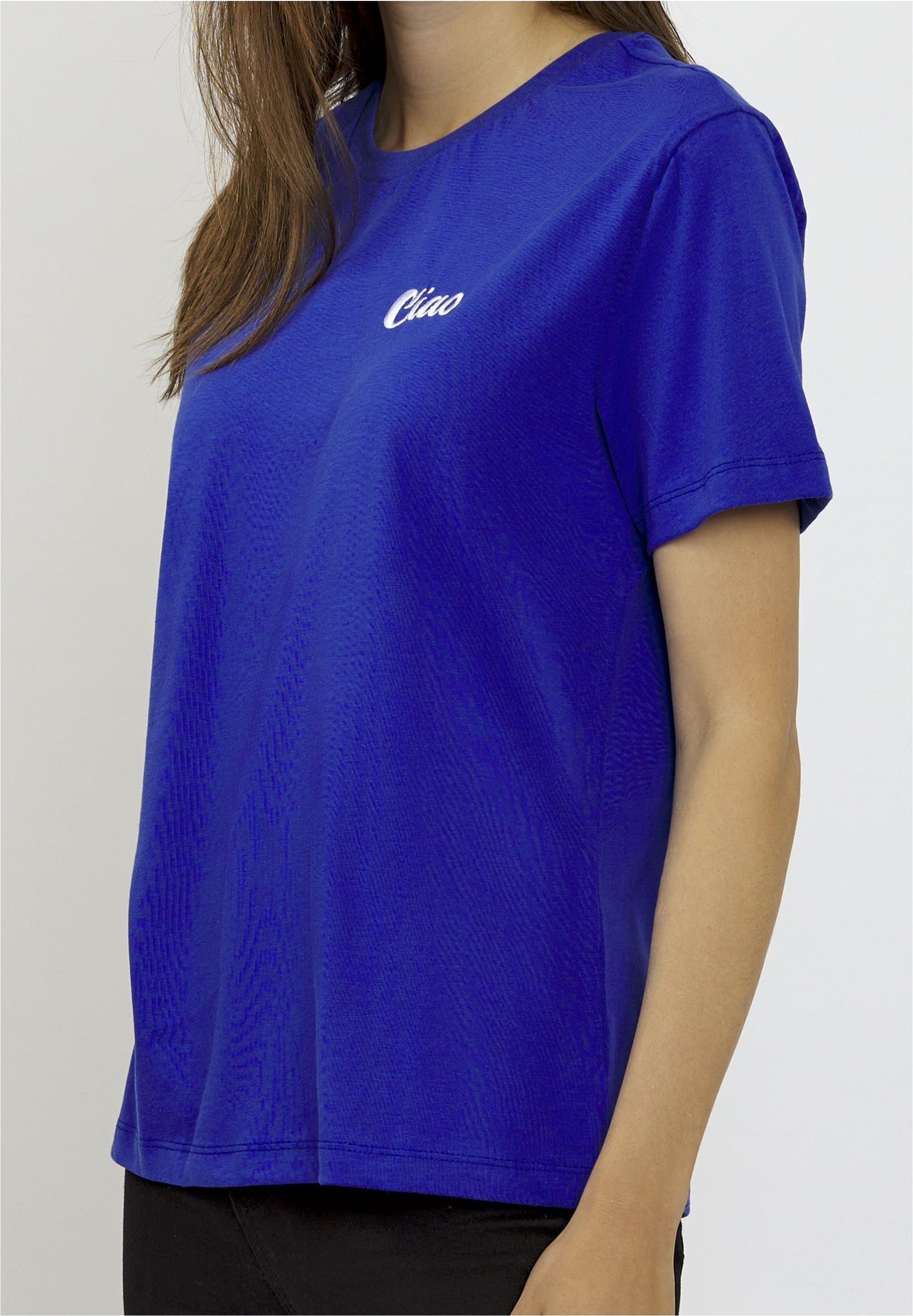 freshlions T-Shirt »Ciao«, mit klassischem Rundhalsausschnitt