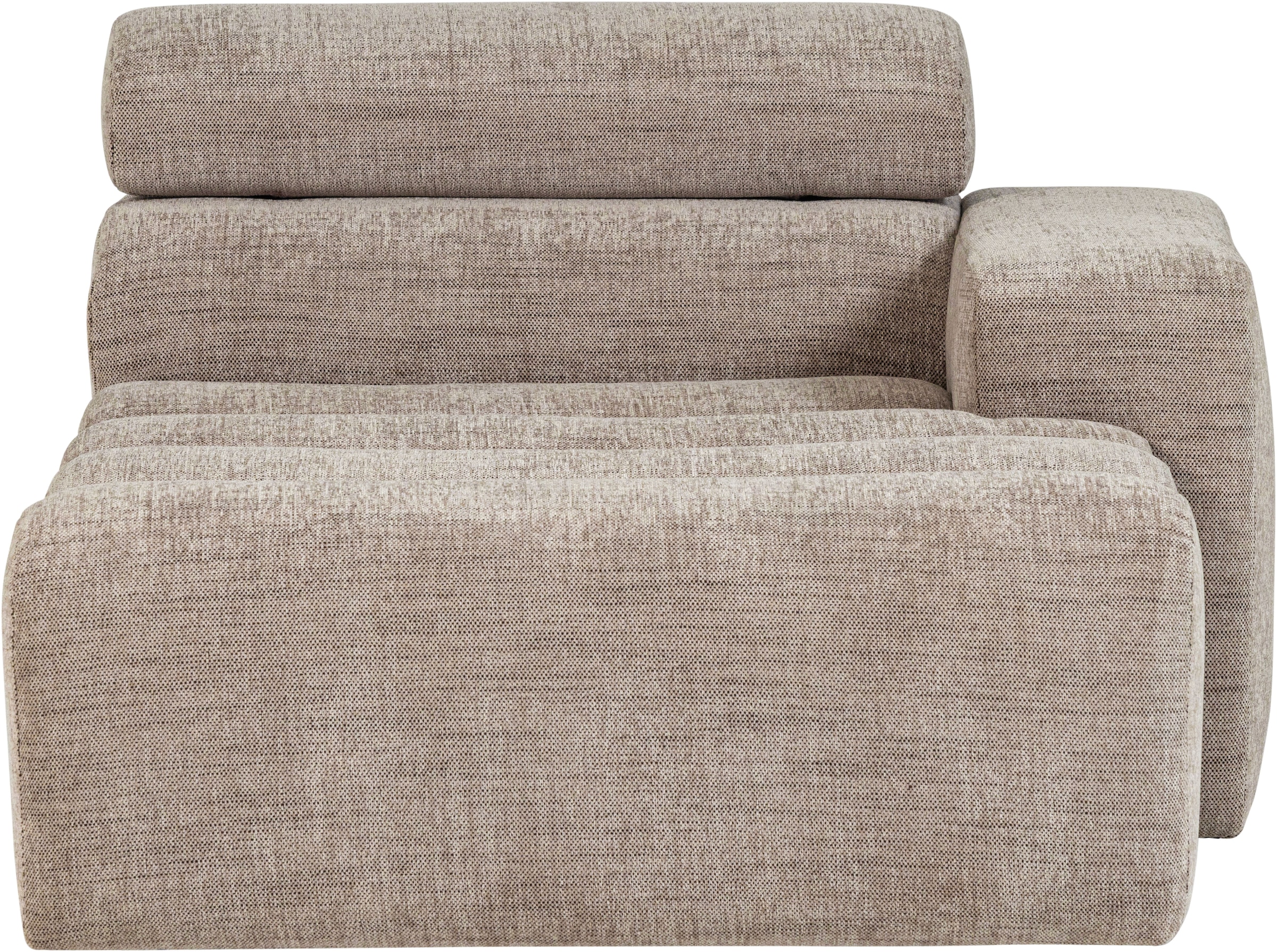 WOOOD Sofaelement "Novi Bezug mit verstellbarer Nackenstütze B 109 x T 173 x H 86 cm" Tragkraft 120 kg, Maximale Verschleißfestigkeit