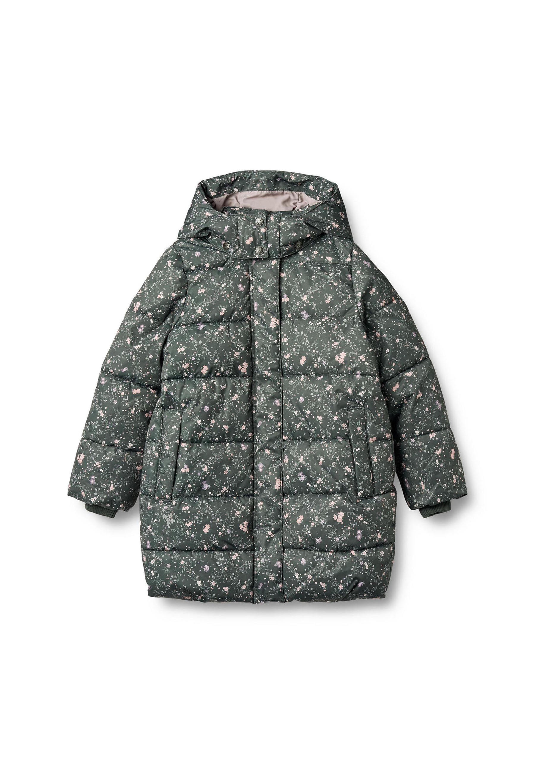 WHEAT Winterjacke "WHEAT Puffer Coat Yrsa" 1 Stk. tlg. mit Kapuze reflektierend