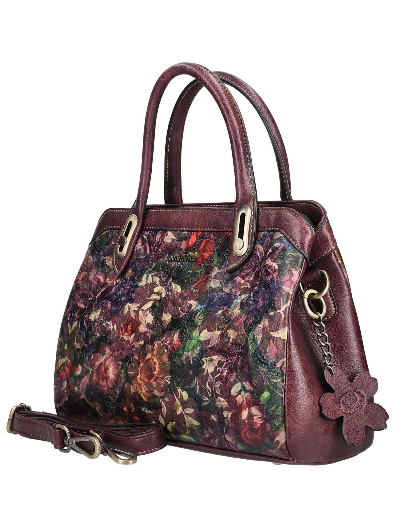 LAURA VITA Henkeltasche »LAURA VITA Taschen Lederimitat/Textil«