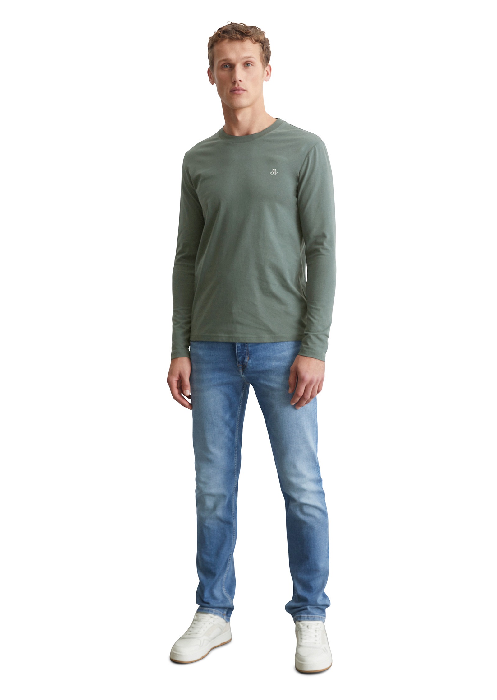 Marc O'Polo Langarmshirt »aus reiner Bio-Baumwolle«