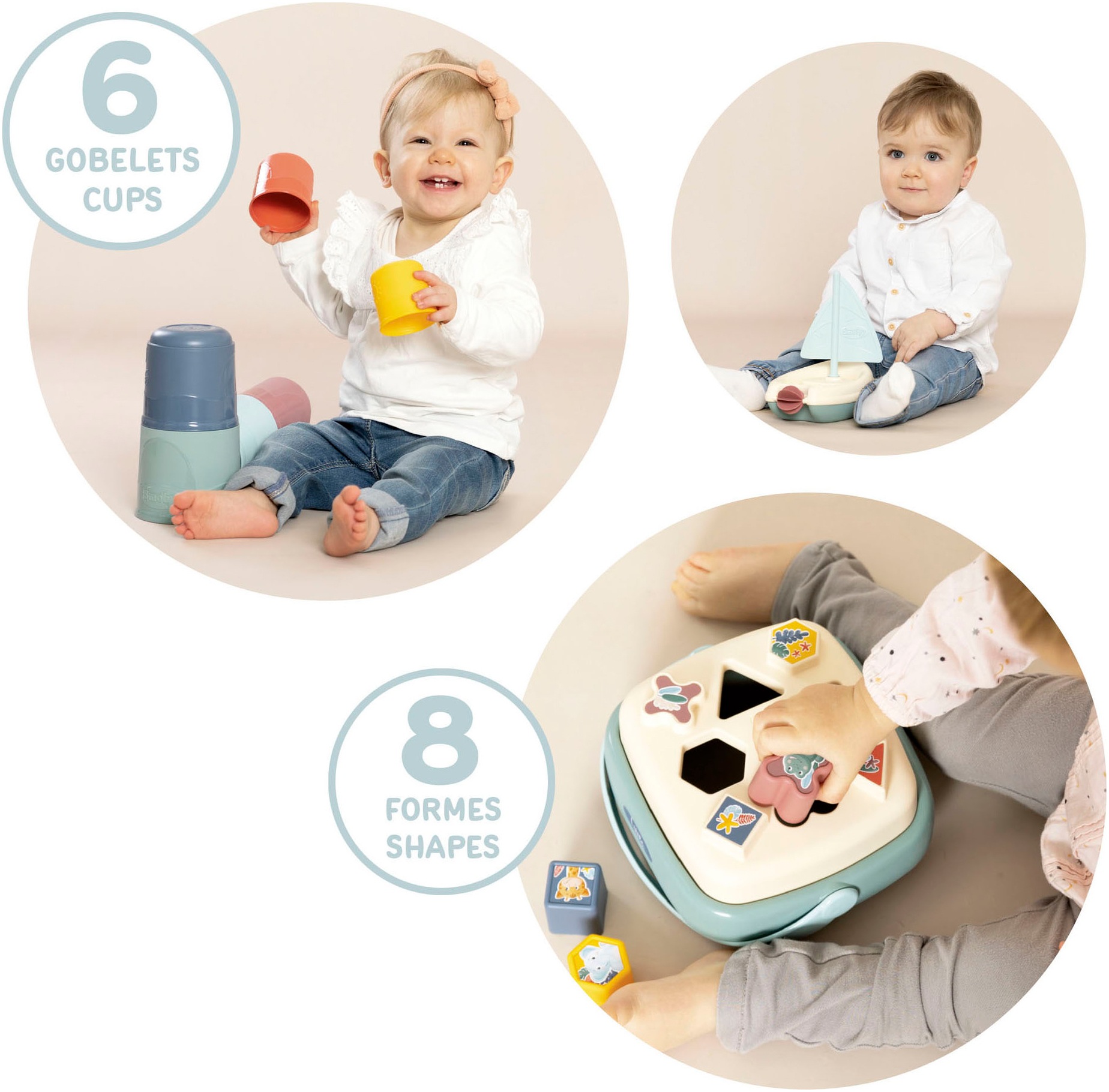 Smoby Spielcenter »Little Smoby Motorikspielzeug-Set«, Made in Europe