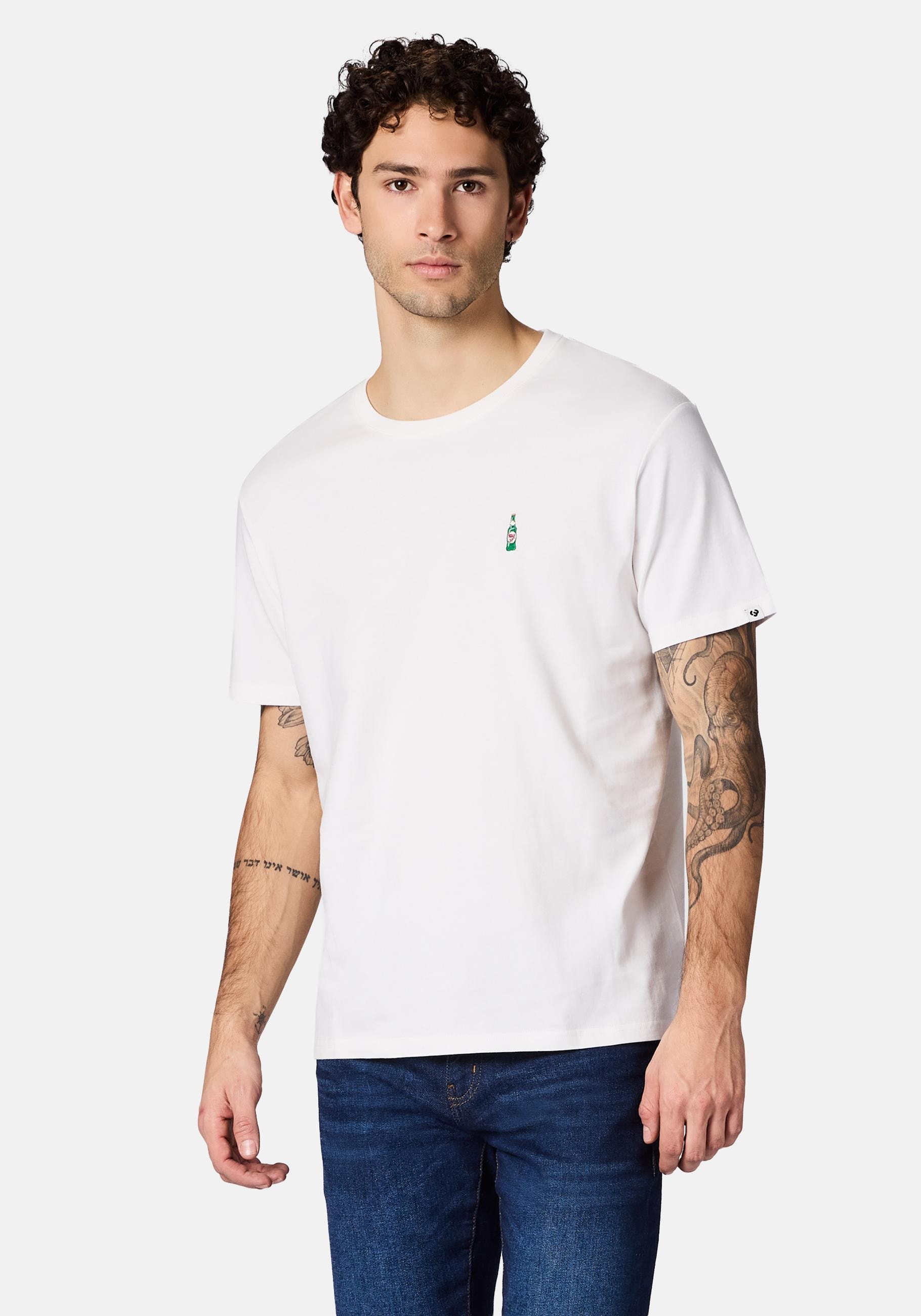 Ragwear T-Shirt "Samms C Gots YOUMODO" Kurzärmliges Shirt mit Flaschen-Stickerei