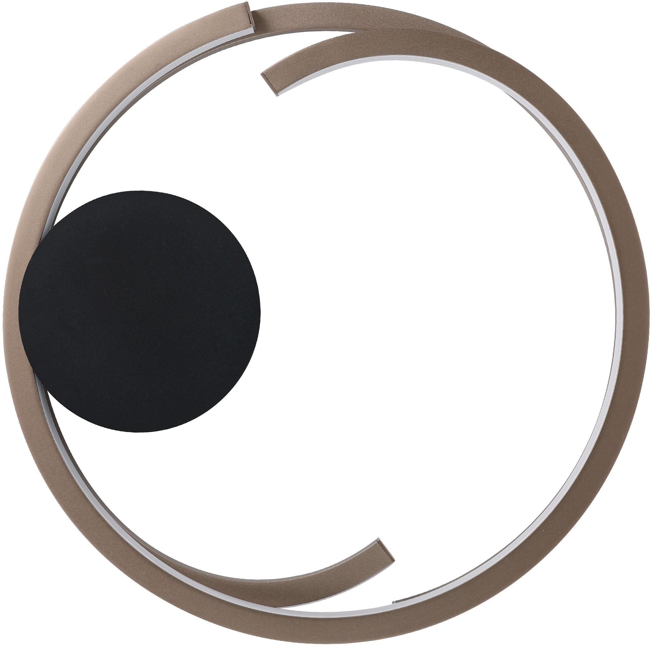 EGLO LED Deckenleuchte »MEZZOMONTE Deckenlampe - Alu, Stahl - LED;LED - 1X20W;1X20W - IP20« LED-Modul 1 Stk. Kaltweiß | Neutralweiß | Warmweiß Wohzimmerlampe, Esszimmerlampe, Flur, Schlafzimmer, H5 x Ø48 cm