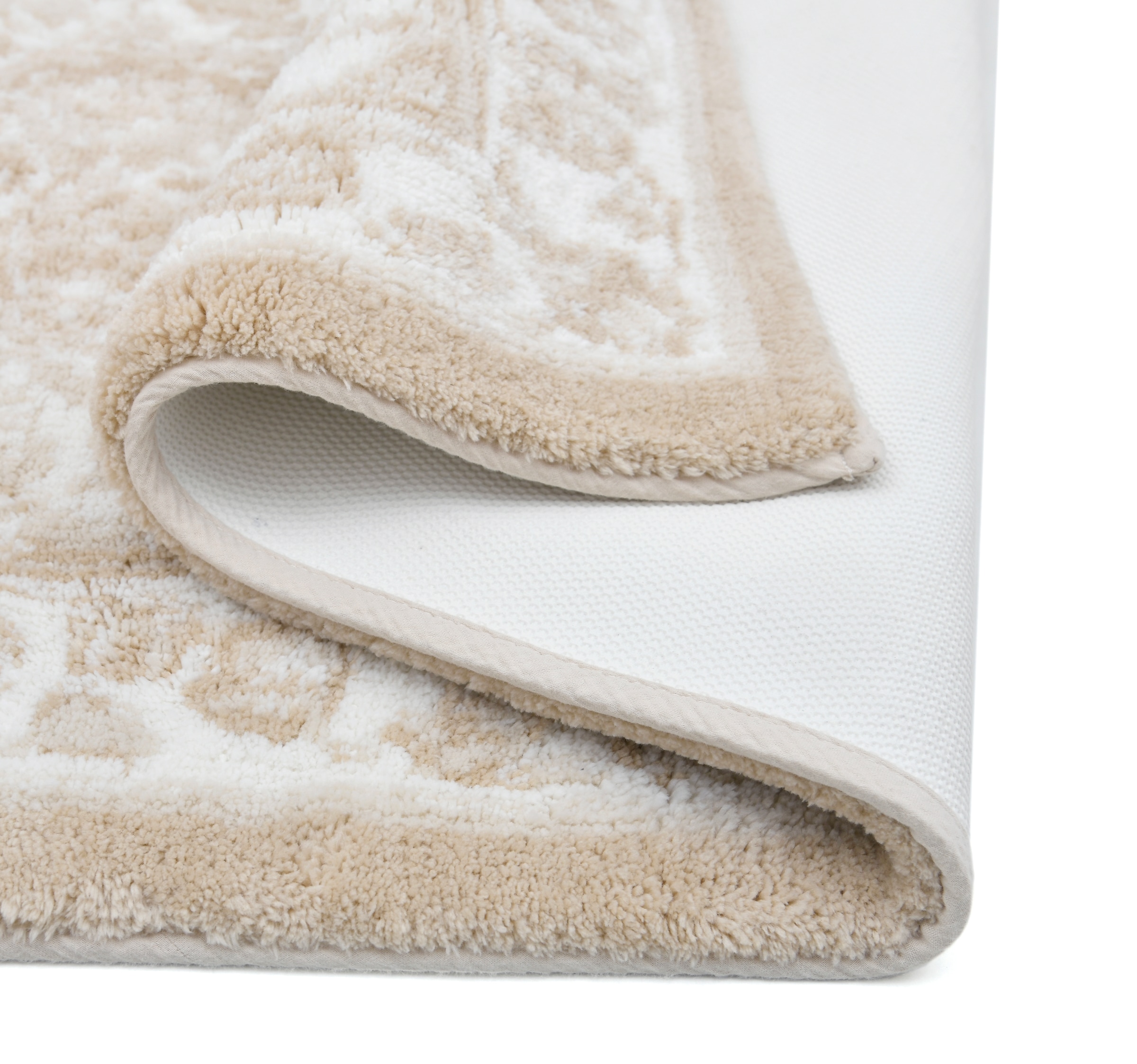 OTTO home Badematte »Oriental, Badvorleger, Badezimmer Teppich, Duschvorleger« Höhe 18 mm rutschhemmend beschichtet schnell trocknend Badteppich, Orient-Optik