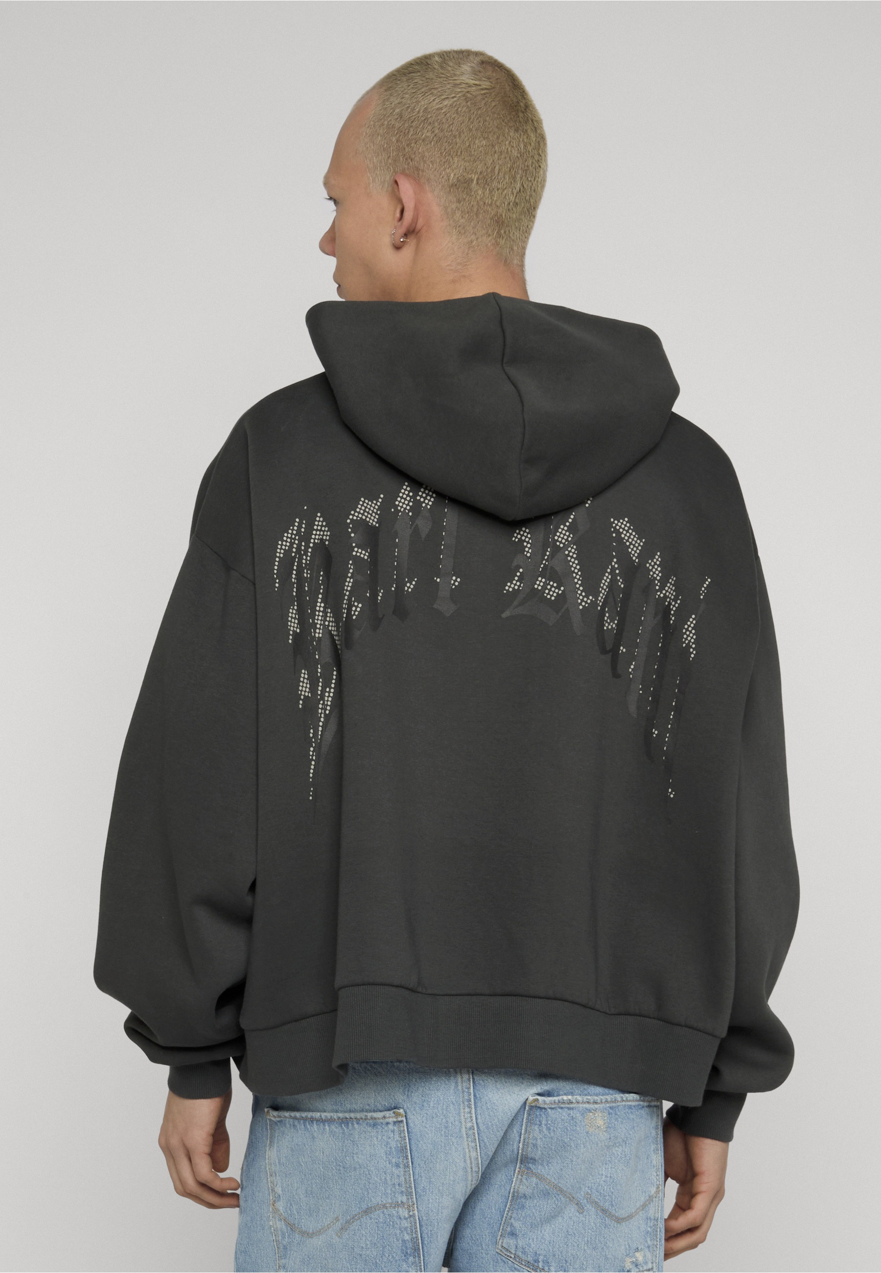 Kapuzenpullover KARL KANI "Karl Kani OG Full Zip Hoodie", Herren, Gr. S, schwarz, 65% Baumwolle, 35% Polyester, mehrfarbig, oversize, ohne Ausschnitt, Pullover Kapuzenpullover 3