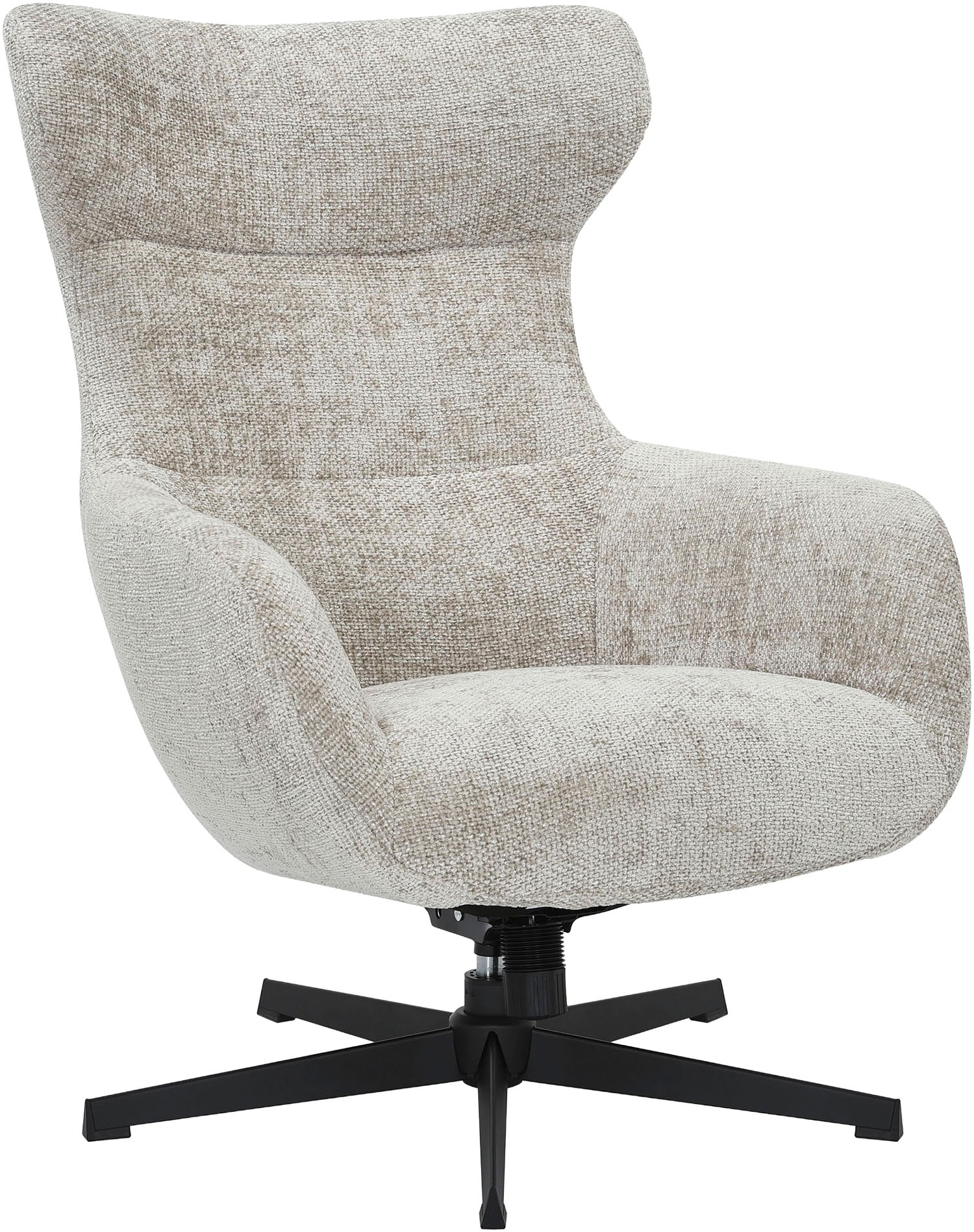 SalesFever Sessel "Marvello, Chenillestoff, 360 Dreh- und Kippfunktion" Komfortsessel mit ergonomischem Sitzkomfort und weichem Stoff