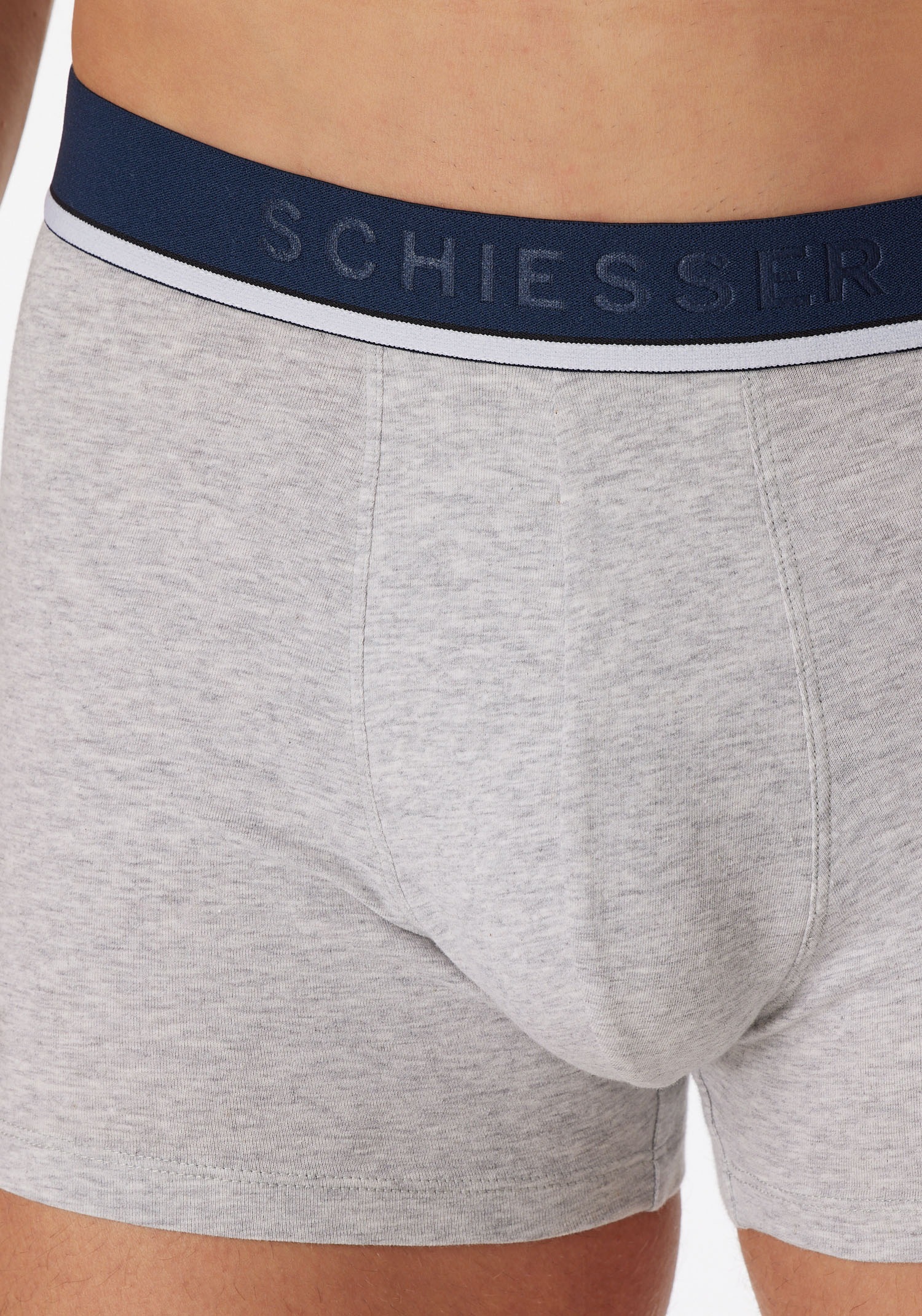 Schiesser Boxer »"95/5"«, (3er-Pack), mit sportlichem Logo-Webgummibund