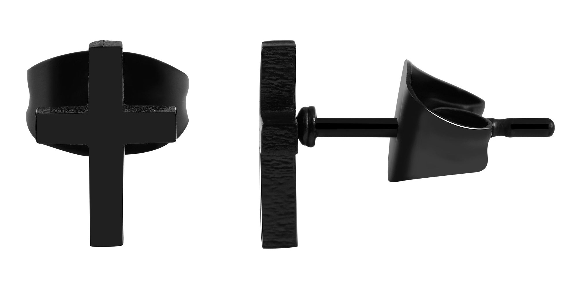 Adelia´s Paar Ohrhänger "Unisex Ohrringe – Ohrstecker Kreuz aus Edelstahl" günstig online kaufen