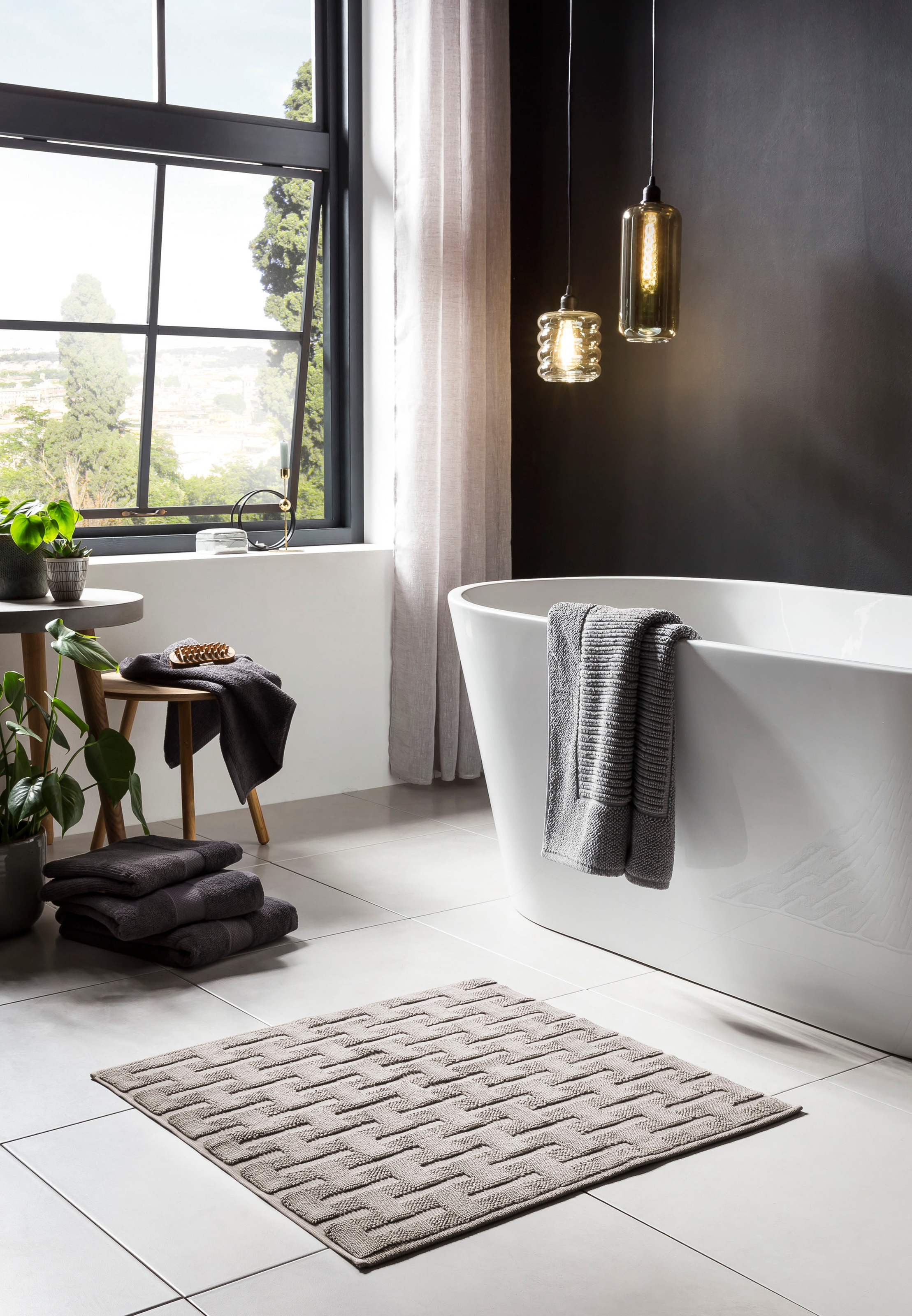 done. Badematte "Delia" Höhe 10 mm rutschhemmend beschichtet fußbodenheizun günstig online kaufen