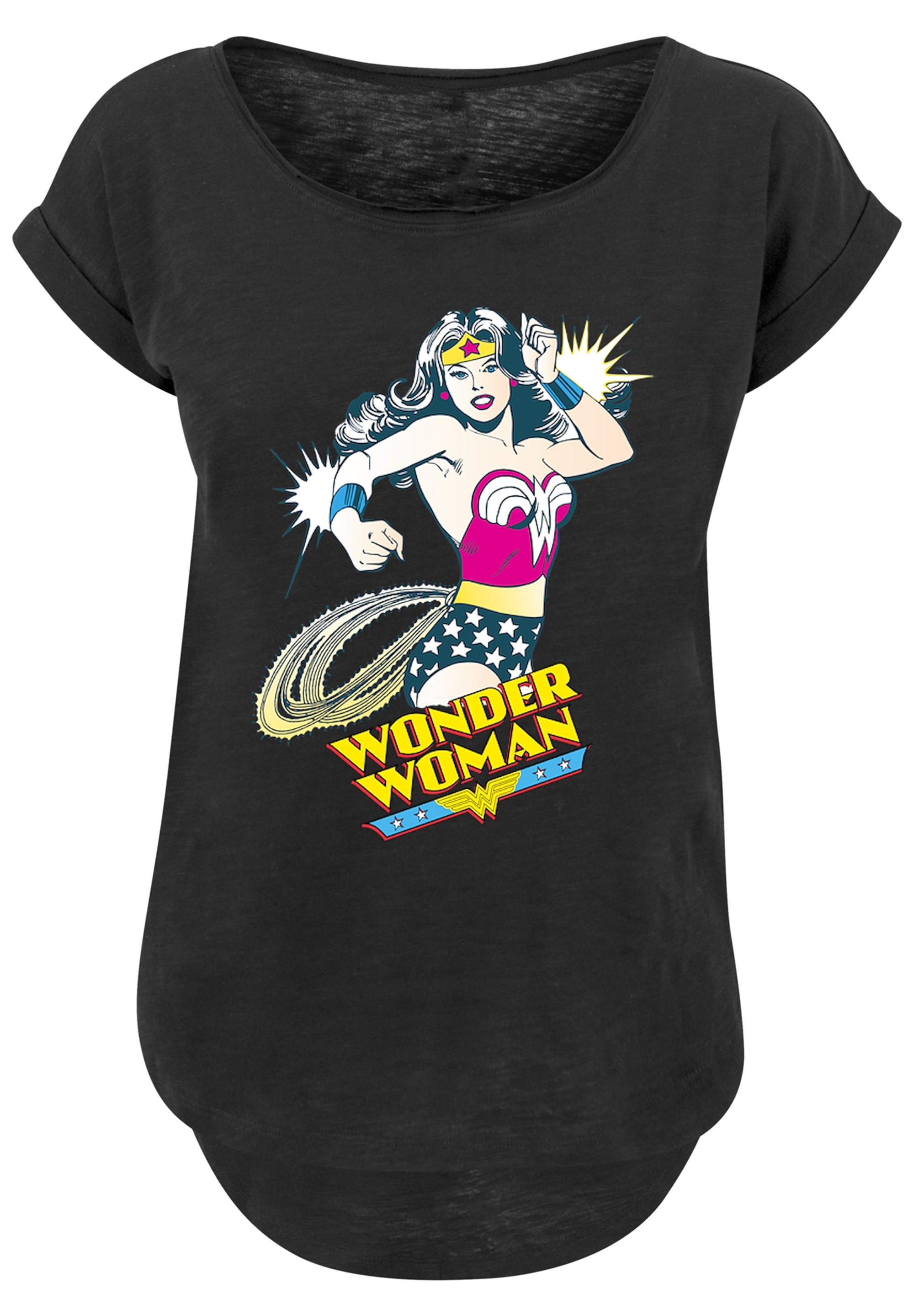 F4NT4STIC T-Shirt »DC Comics Wonder Woman Vintage Lasso«, Print