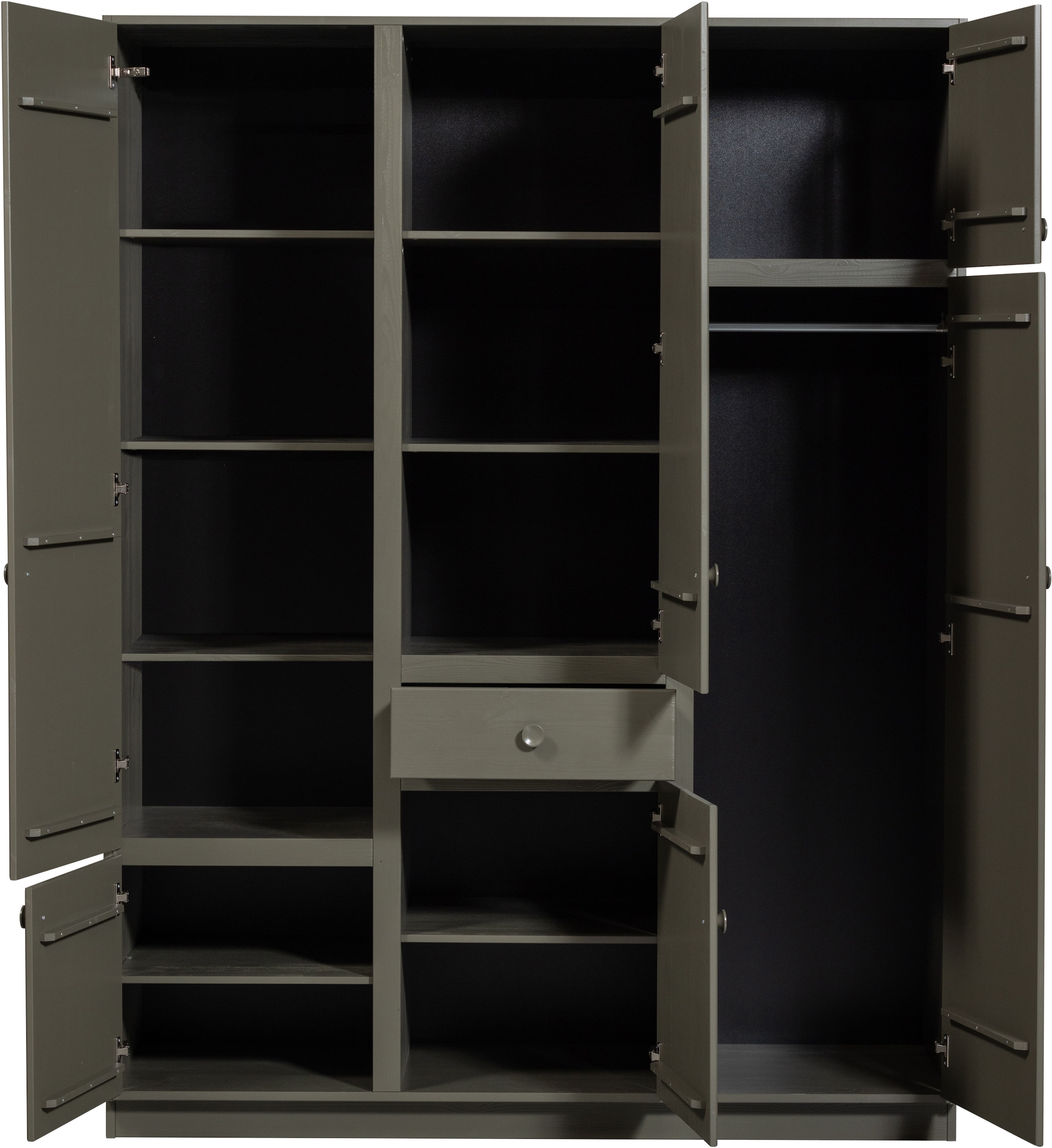 WOOOD Einlegeboden »WOOOD Alfie Regalset« 3 Stk. tlg. Kleiderschrank Alfie aus FSC-Kiefer mit 7 Fächern, erweiterbar