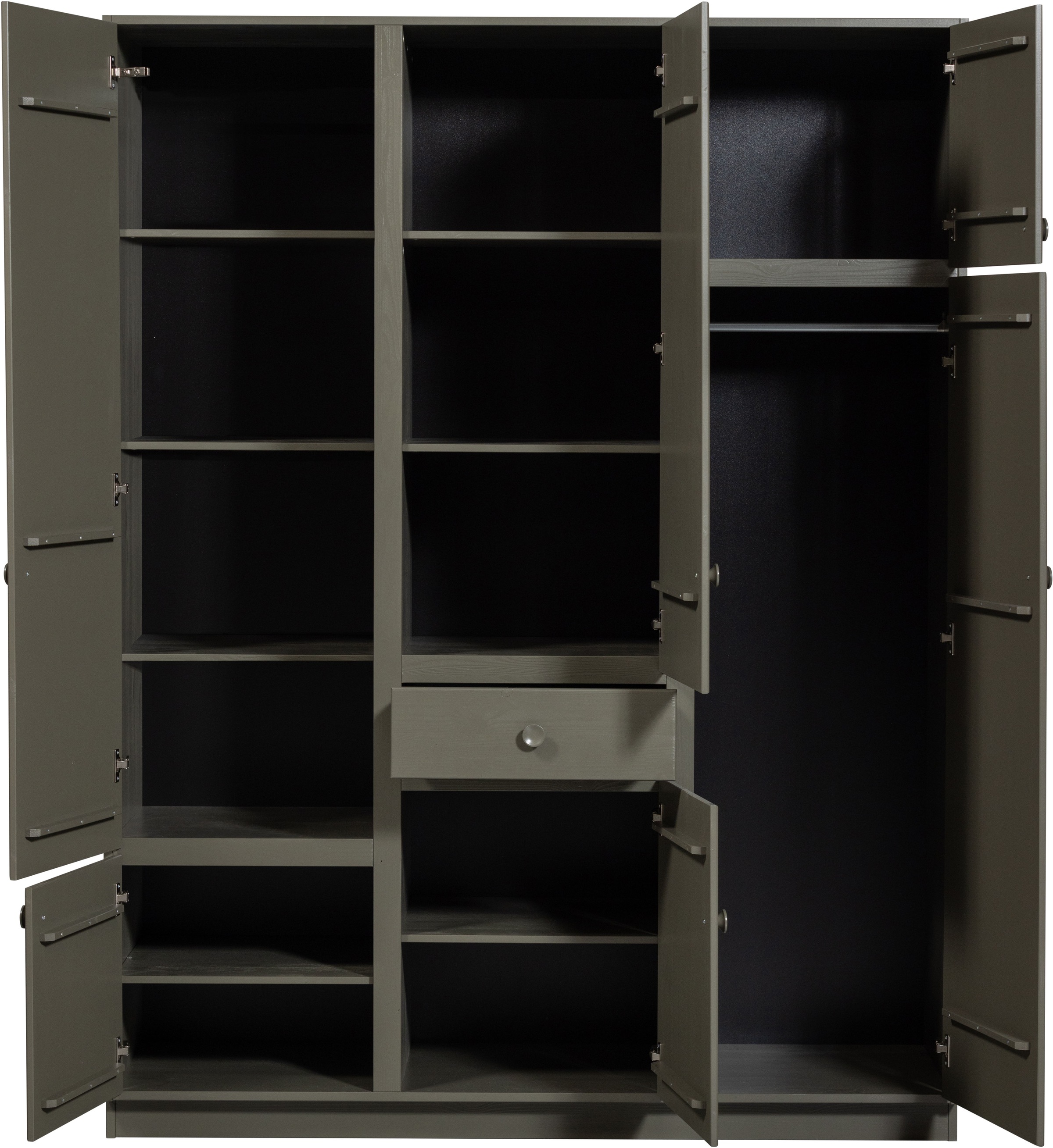 Thumbnail - WOOOD Einlegeboden "WOOOD Alfie Regalset" 3 Stk. tlg. Kleiderschrank Alfie aus FSC-Kiefer mit 7 Fächern, erweiterbar