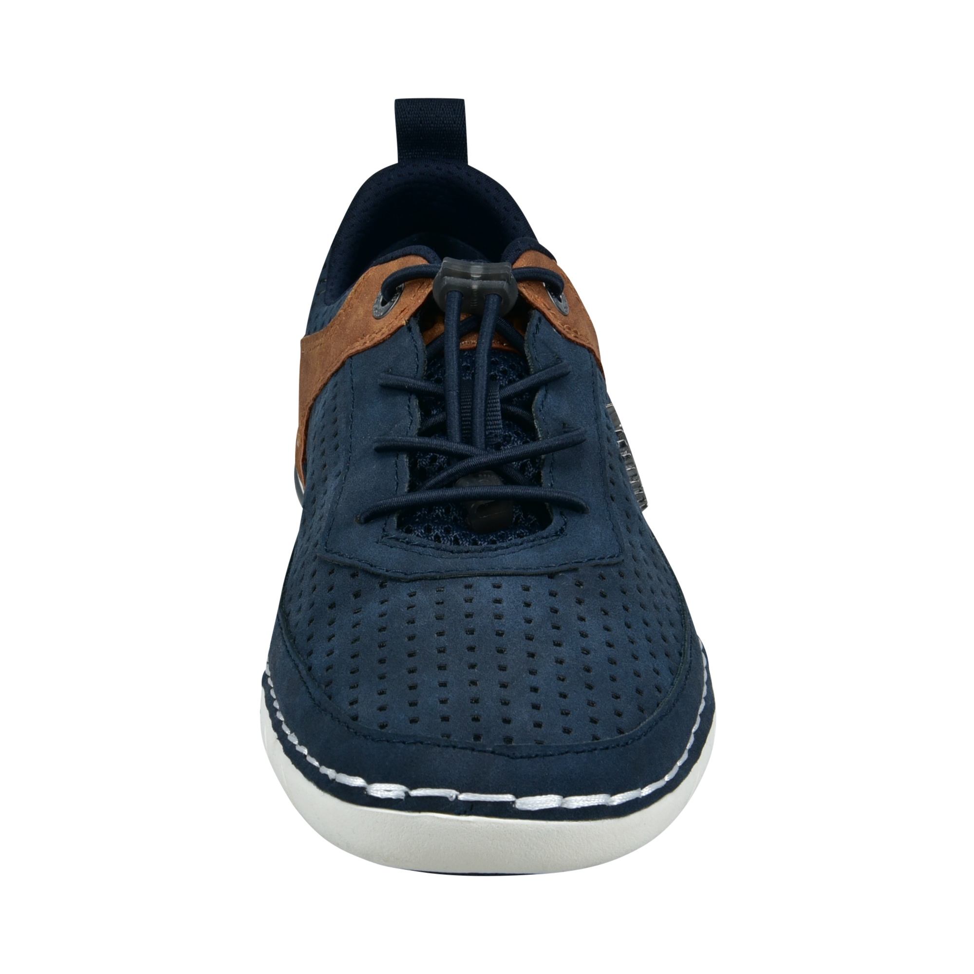 Schnürschuh BUGATTI "bugatti Halbschuhe Lederimitat", Herren, Gr. 44, dunkelblau, Lederimitat, Schuhe Schnürschuh 3