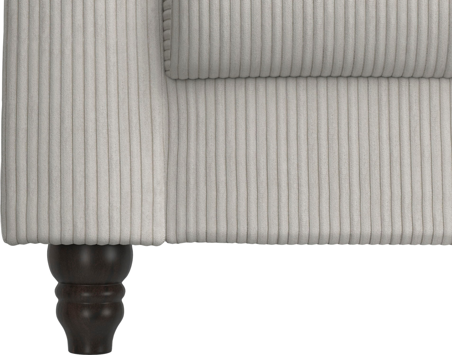 Dorel Home Ecksofa »Felix II, L-Form, Schlafsofa 241cm (Liegefl. 108/195 cm),«, verstellb. Rückenlehne, Recamiere wechselbar, Cord