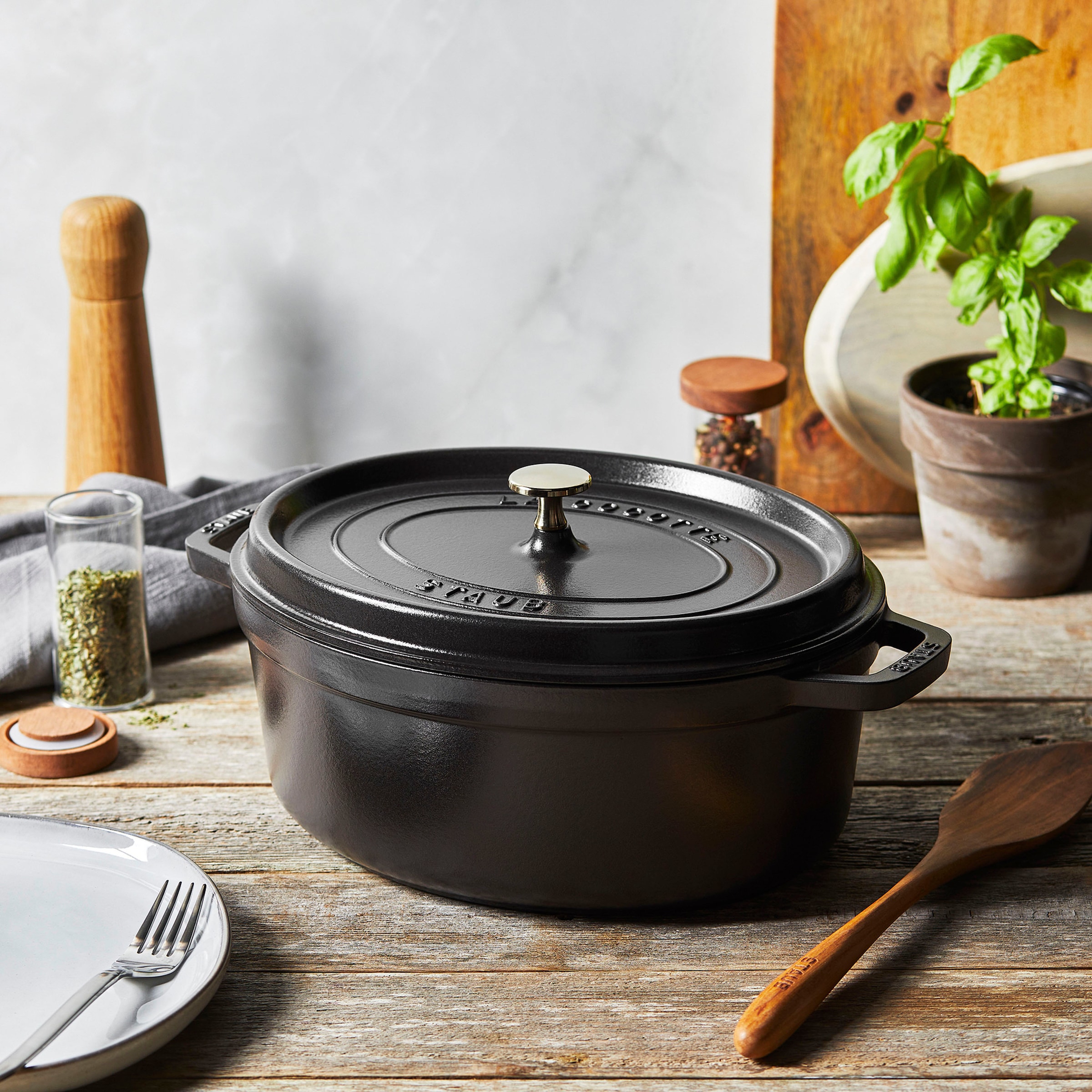 Gusseisen, Induktion (1 BAUR tlg.), Staub »Cocotte«, langlebig, oval, kaufen und Bräter | robust