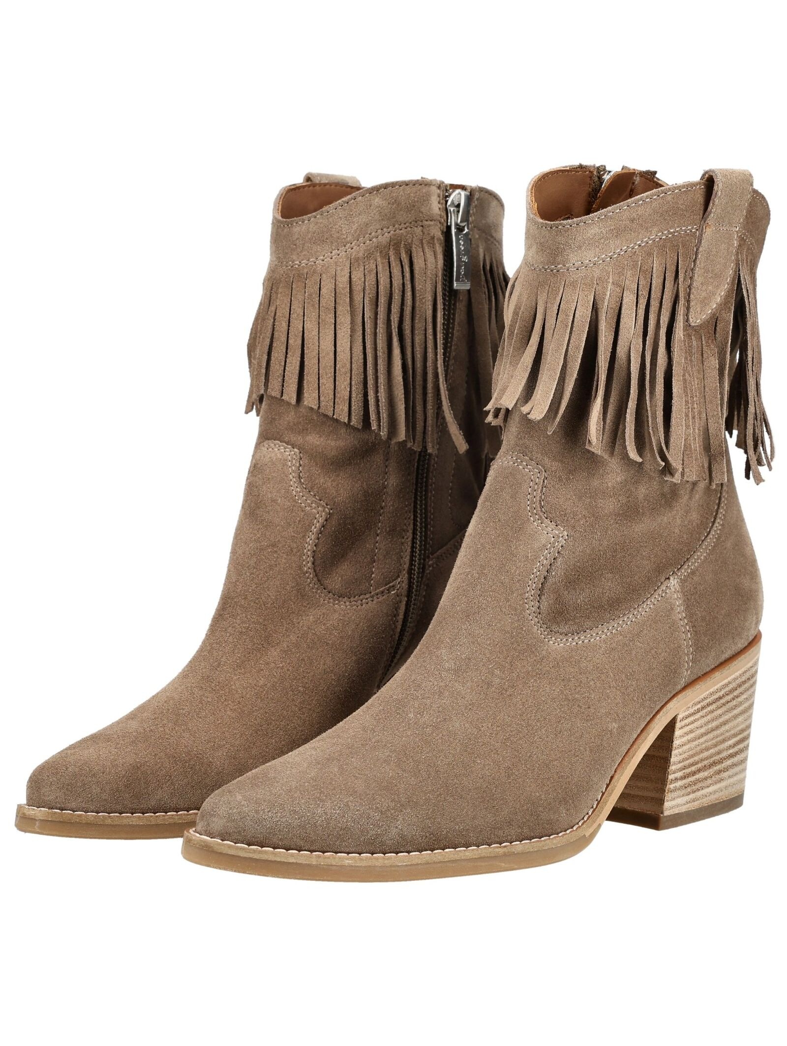 Paul Green Bikerboots »Paul Green Stiefelette Veloursleder«