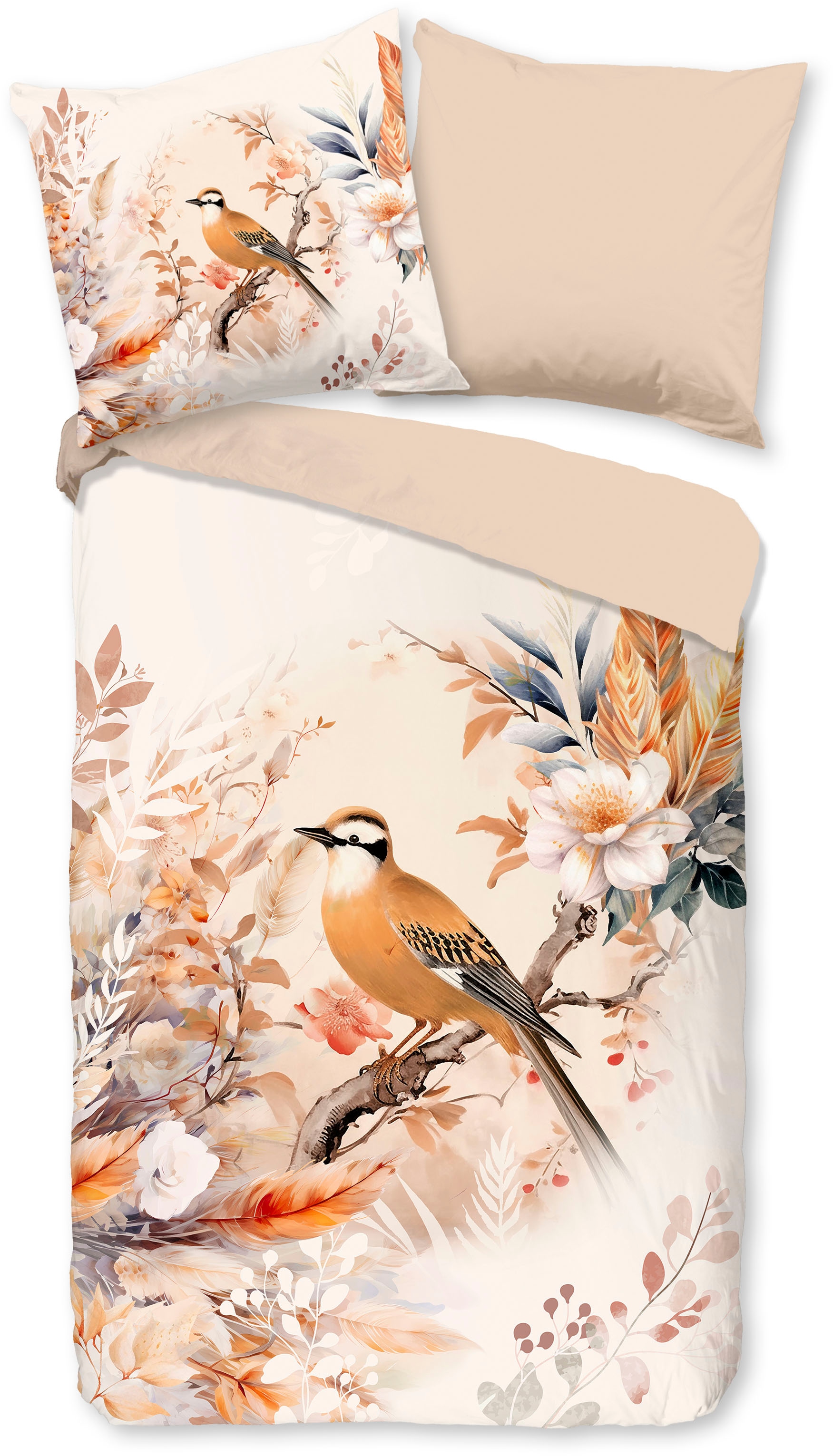 good morning Wendebettwäsche "Gloria" 2 Stk. tlg. Baumwolle, Renforcé, Reiß günstig online kaufen