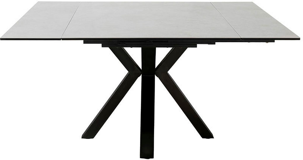 MCA furniture Esstisch »PALLINI Auszugstisch 90-150 cm«, (Einzelstück), Keramik,Metall,Längsseitenauszug,ausziehbar,Tischplatte 13 mm