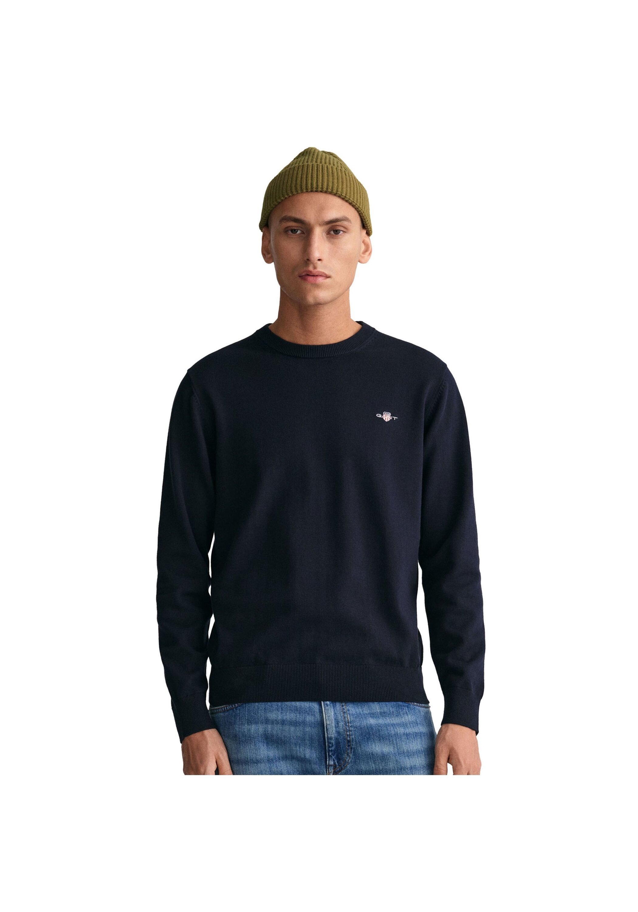 Gant Pull 8030561 Classic Evening Blue XL Homme 6