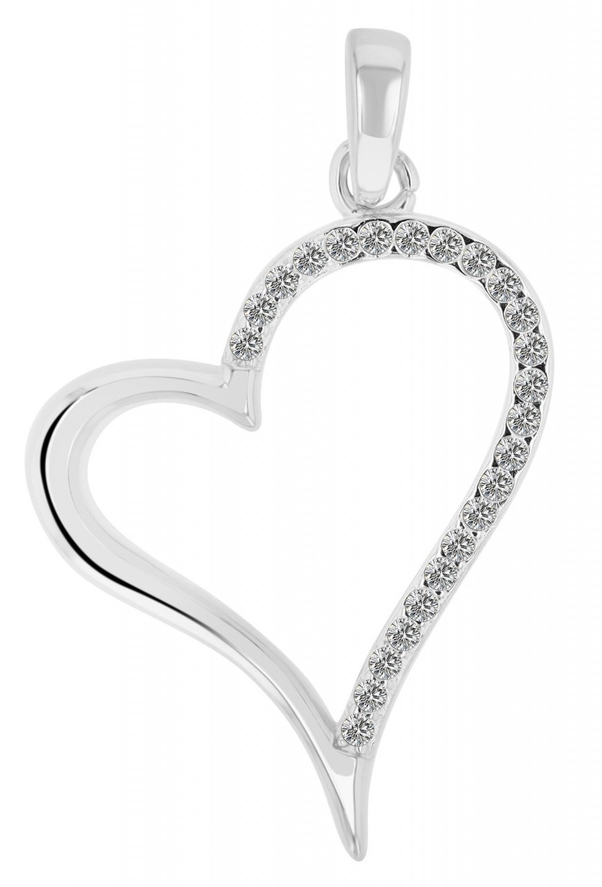 Adelia´s Kettenanhänger »stilvoller Herz Anhänger aus 925 Sterling Silber« ()