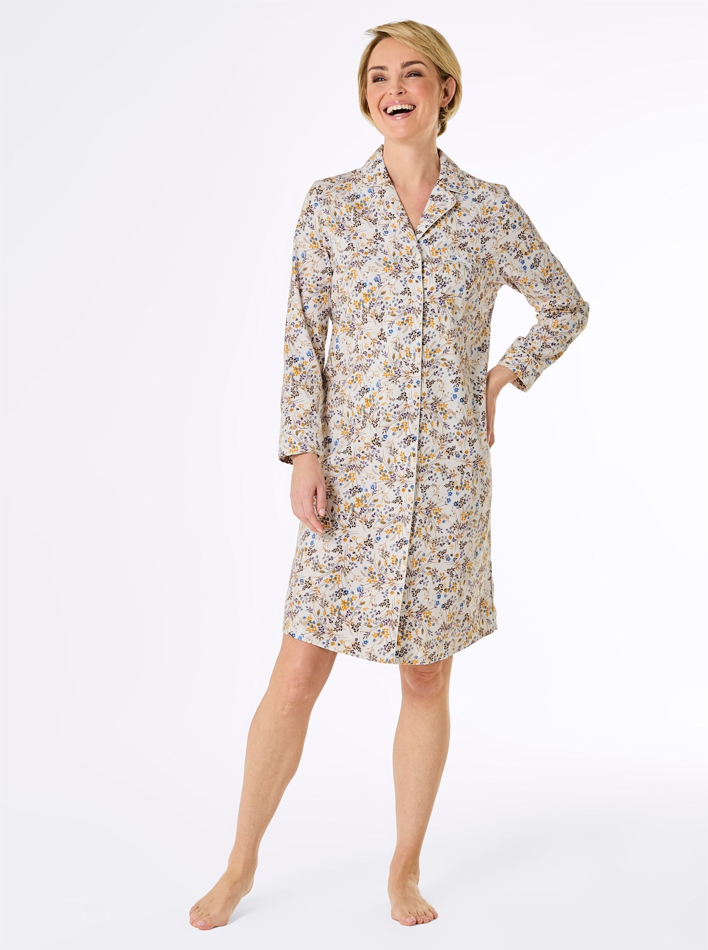 wäschepur Nachthemd "Nachthemd" Brusttasche günstig online kaufen