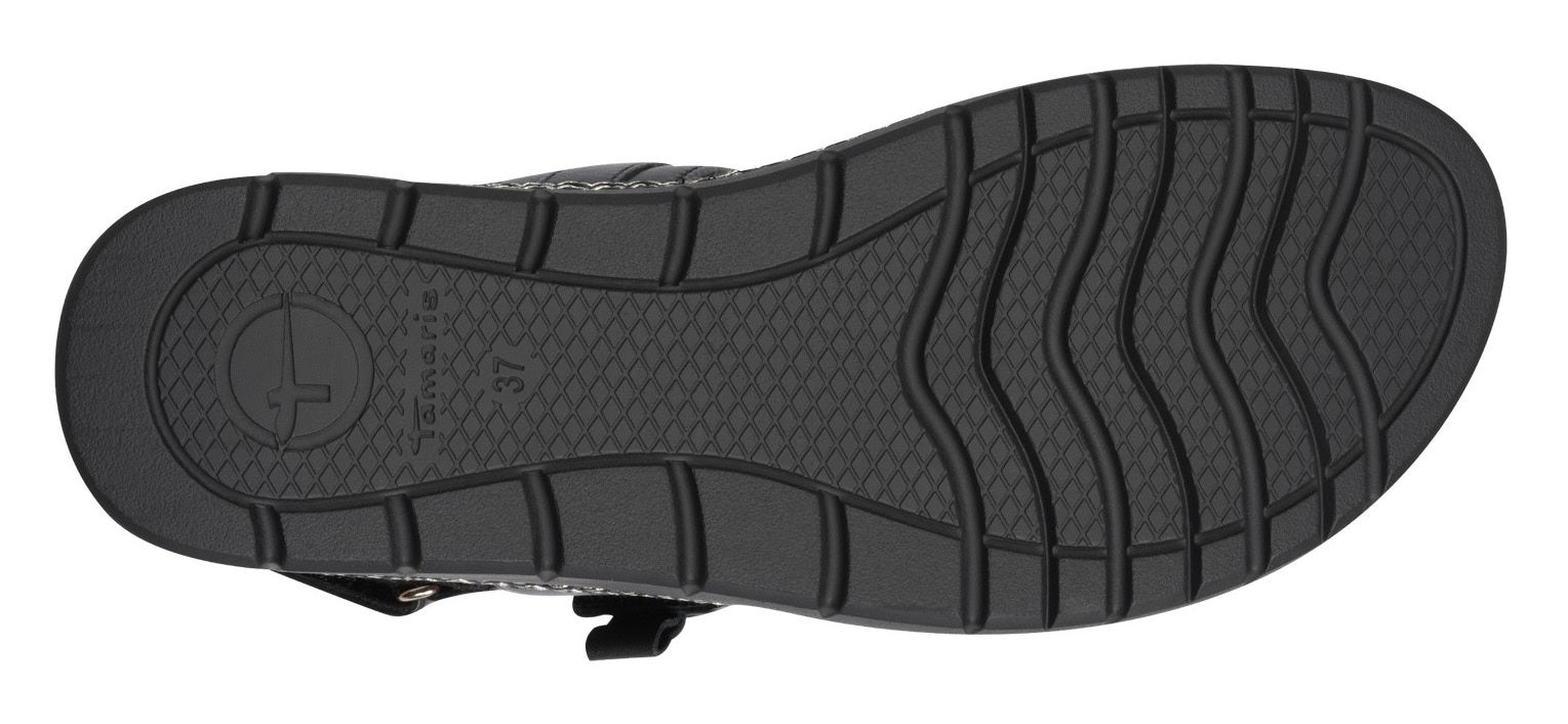 Tamaris Keilsandalette, Plateau, Sommerschuh, Riemchensandale mit Schmuckelement