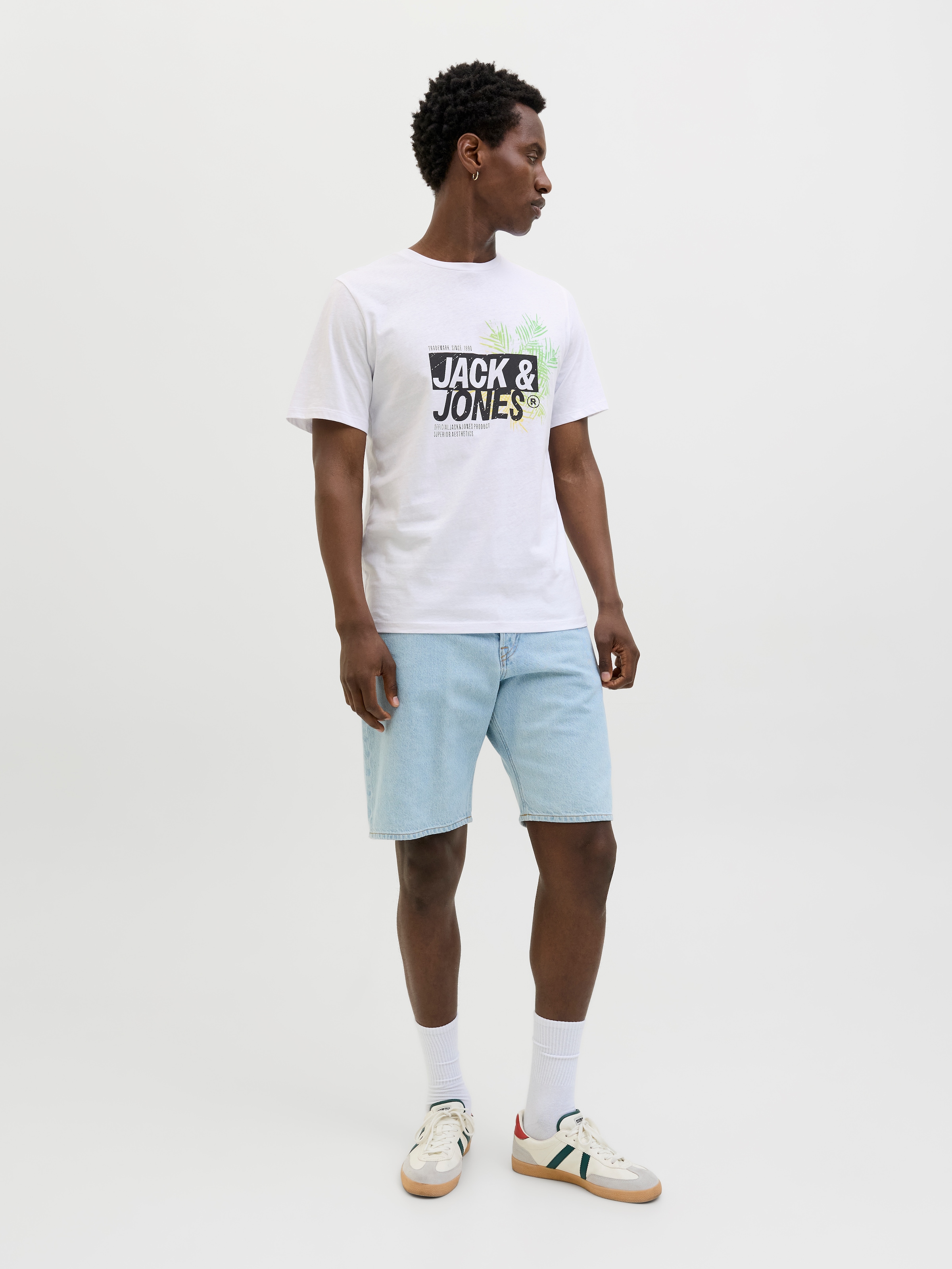 Jack & Jones Print-Shirt »JJJAXON TEE SS CREW NECK«
