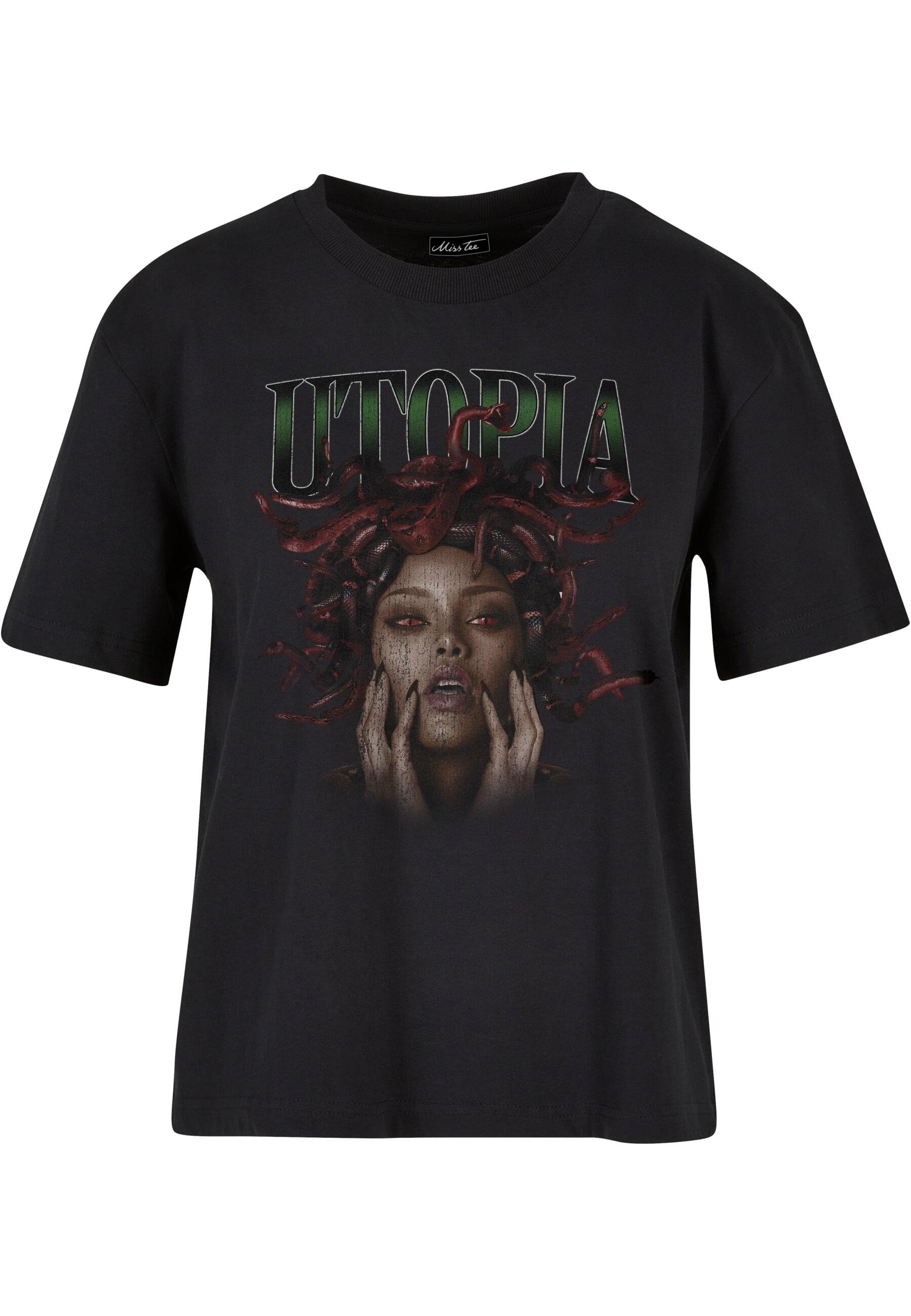 Miss Tee T-Shirt "Miss Tee Damen Utopia Tee" 1 Stk. tlg. günstig online kaufen