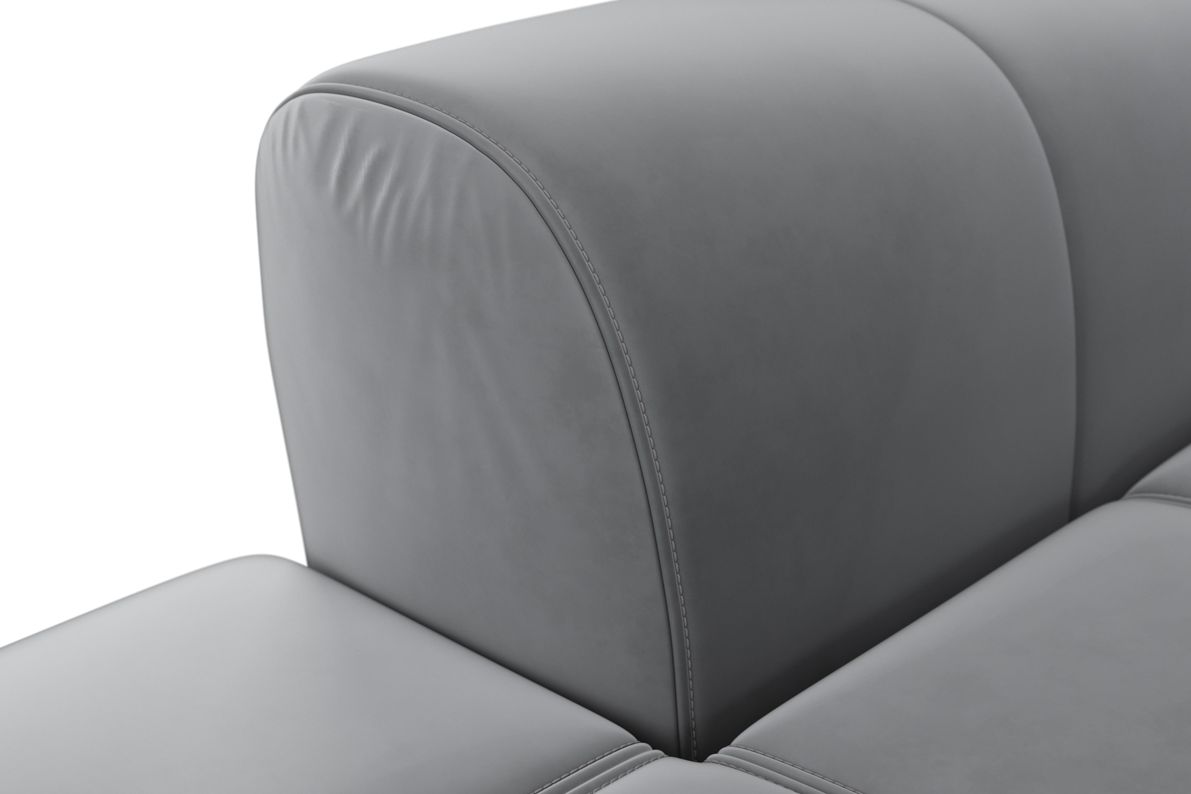 sit&more Wohnlandschaft »Bendigo U-Form«, inklusive Sitztiefenverstellung, Bodenfreiheit 15 cm, in 2 Fußfarben