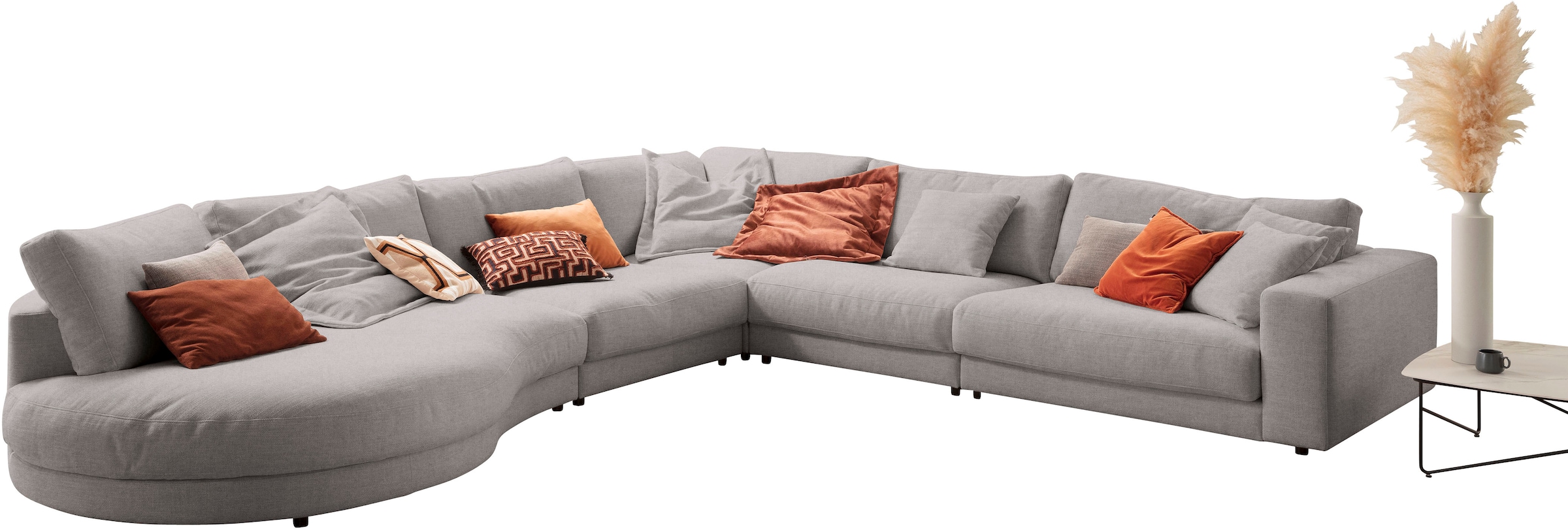 3C Candy Ecksofa "Enisa II, bequem und komfortabel, Mega Familiensofa, L-Fo günstig online kaufen