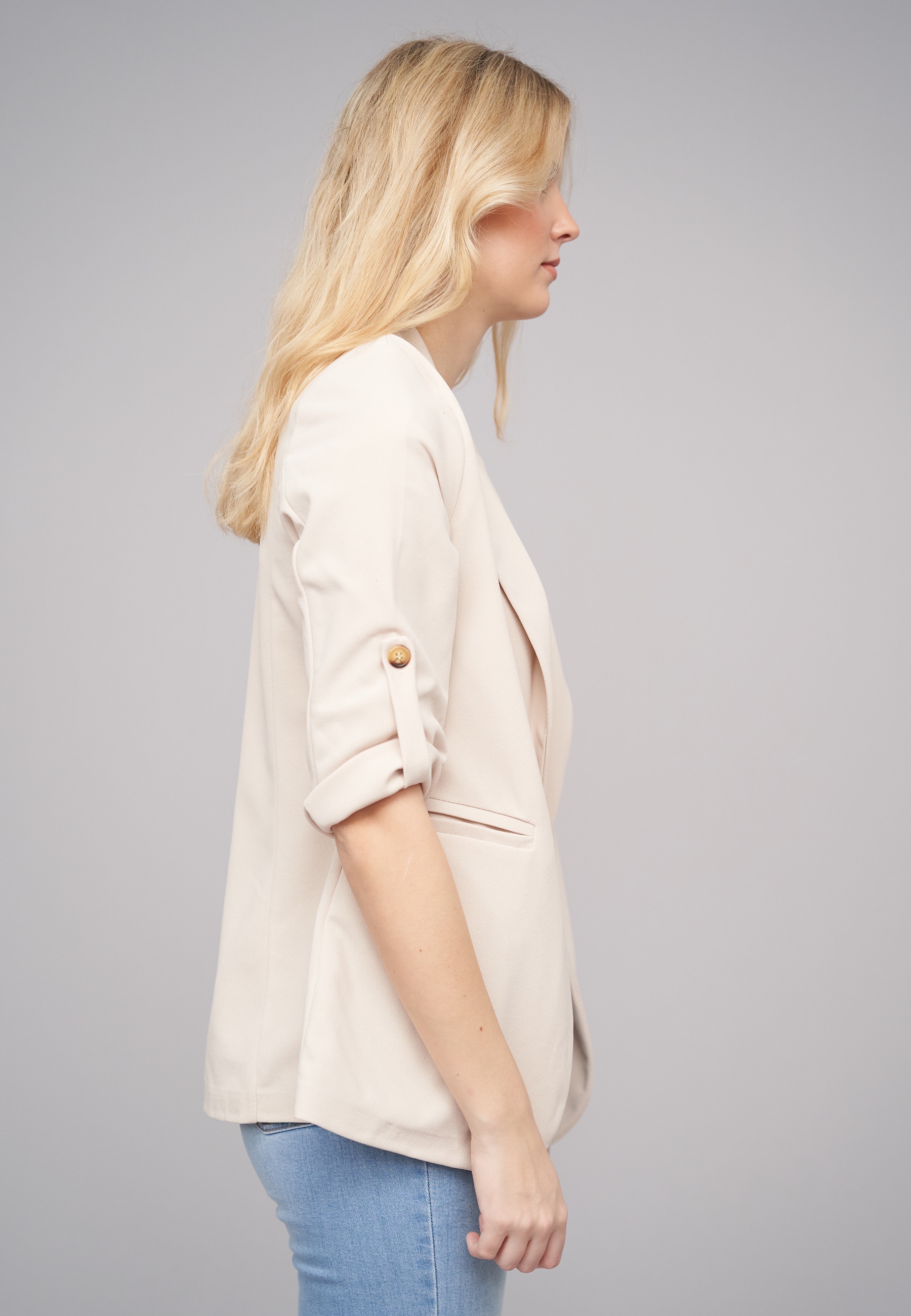 CLOUD 5IVE Allwetterjacke »CLOUD 5IVE Turn-Up 3/4 Sleeve Blazer« 1 Stk. tlg. ohne Kapuze