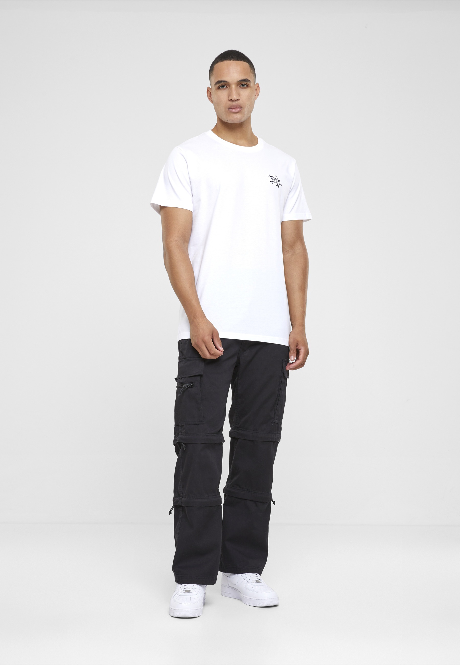 MisterTee T-Shirt »MisterTee Herren Penne Va Bene Tee EMB« 1 Stk.