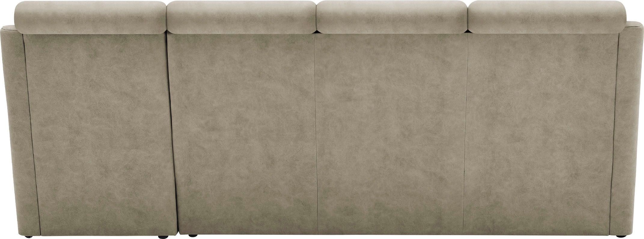 VILLA BECK Ecksofa »Varese L-Form«, (2 St.), Kopfteilverstellung, wahlweise mit Sitzvorzug, in Sitzhöhe 49 cm