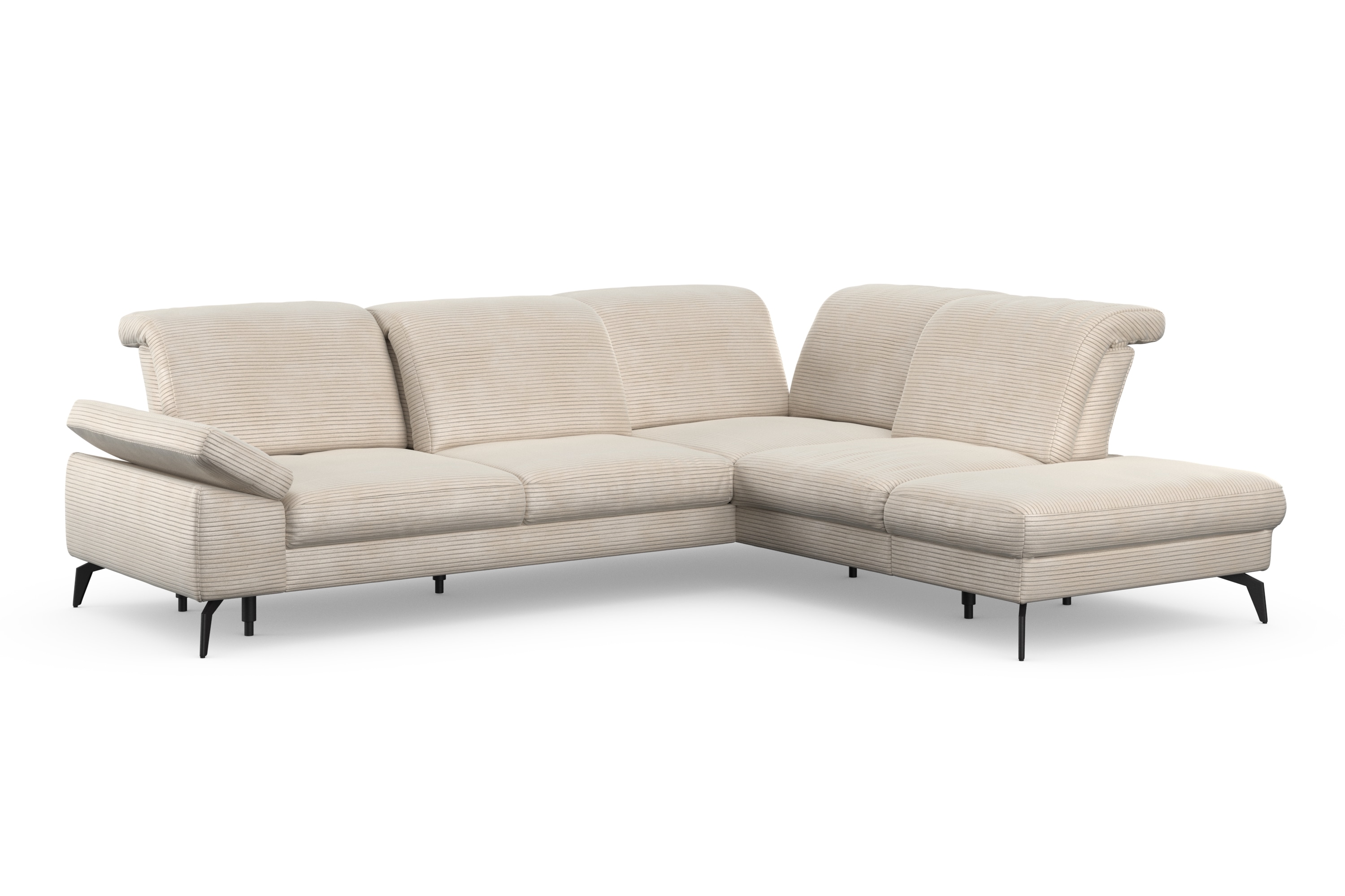 Thumbnail - sit&more Ecksofa "Cabana L-Form" Ottomane, wahlweise mit Sitztiefen-,Armlehnen- und Kopfteilfunktion