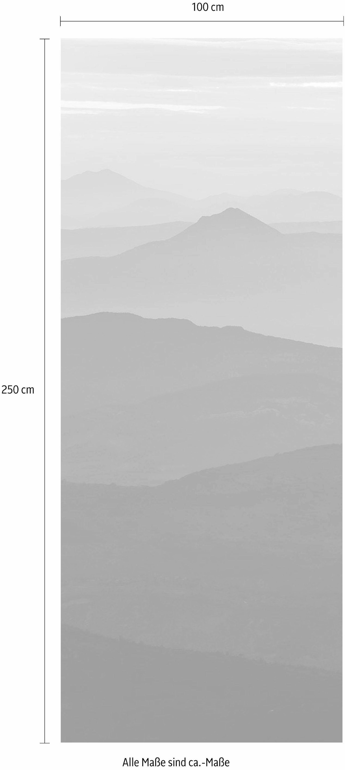 Komar Vliestapete »Blue Mountain« (Breite x Höhe), Vliestapete, 100 cm Bahnbreite