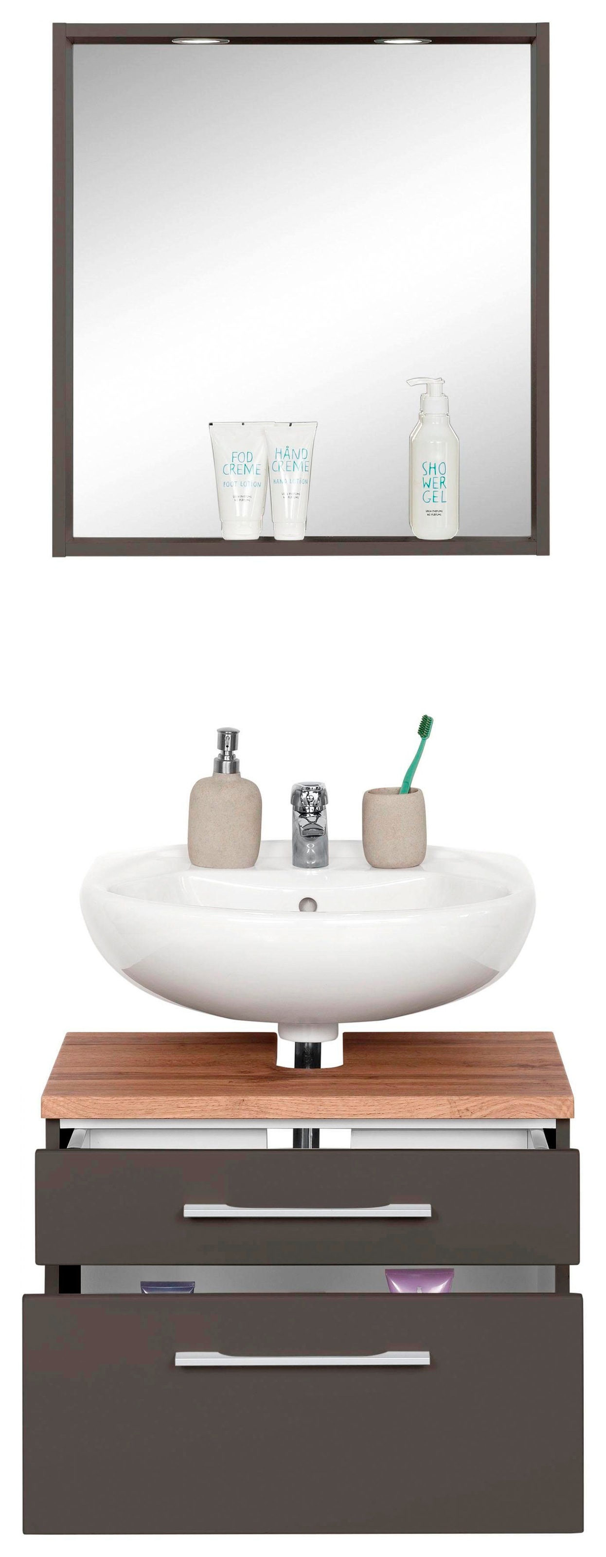 Thumbnail - welltime Badmöbel-Set "Davos" 2 Stk. tlg.