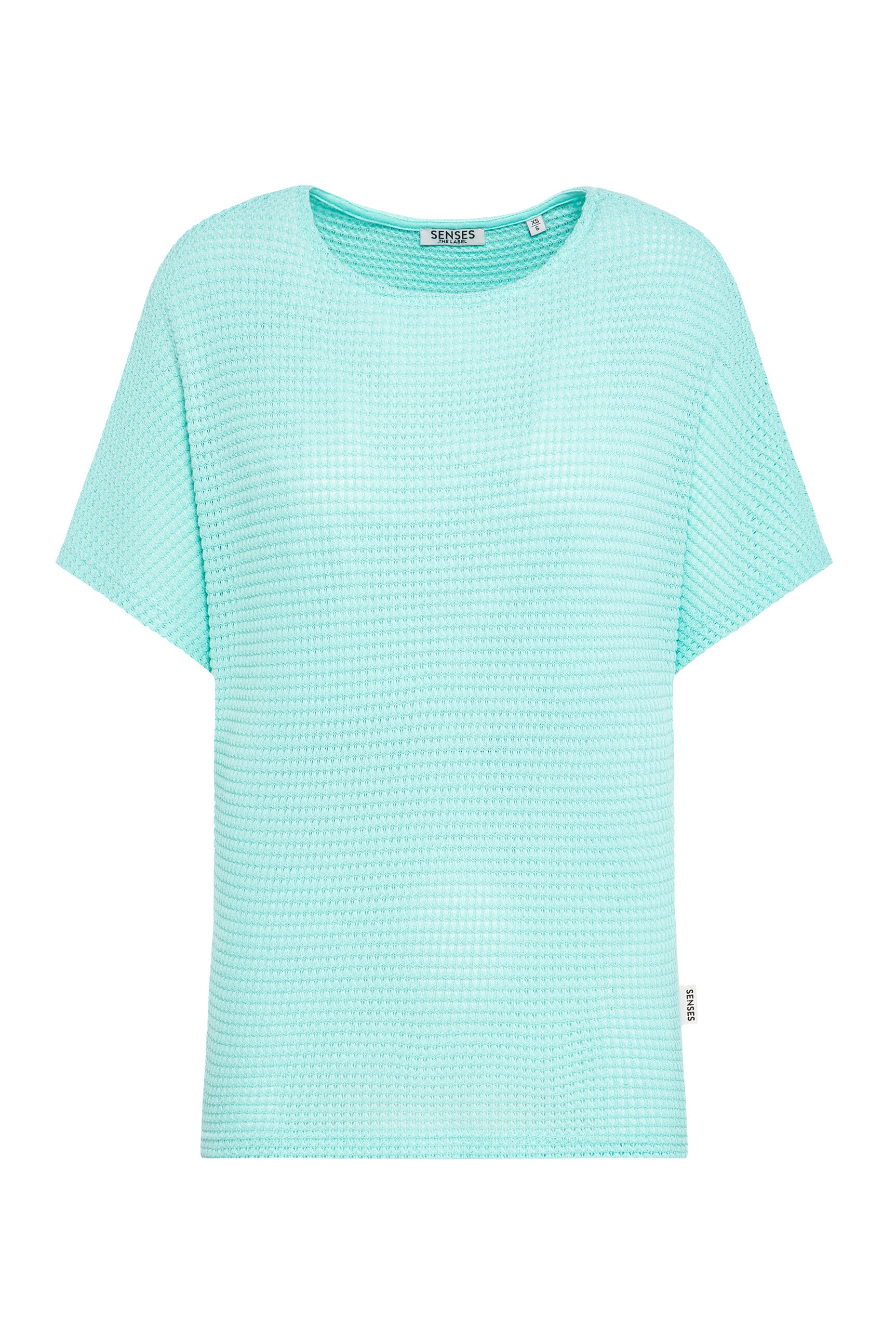 SENSES.THE LABEL Rundhalsshirt mit überschnittener Schulter günstig online kaufen