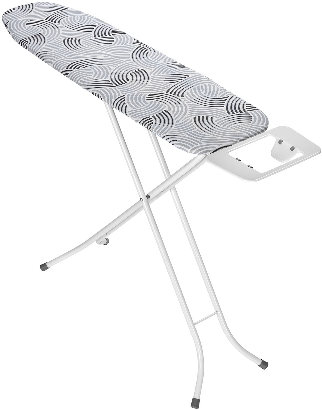 WENKO Bügelbrett »Modell Base«, Bügelfläche 110 cmx30 cm, höhenverstellbarer Bügeltisch, platzsparend klappbar