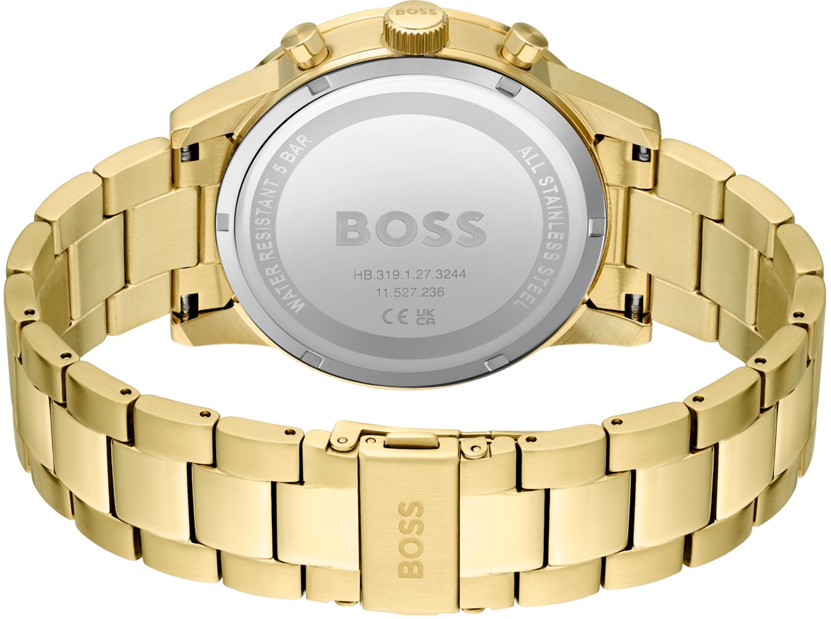 BOSS Chronograph »Allure, 1513923«, Quarzuhr, Herrenuhr, Armbanduhr, Stoppfunktion, Datum, Tachymeter