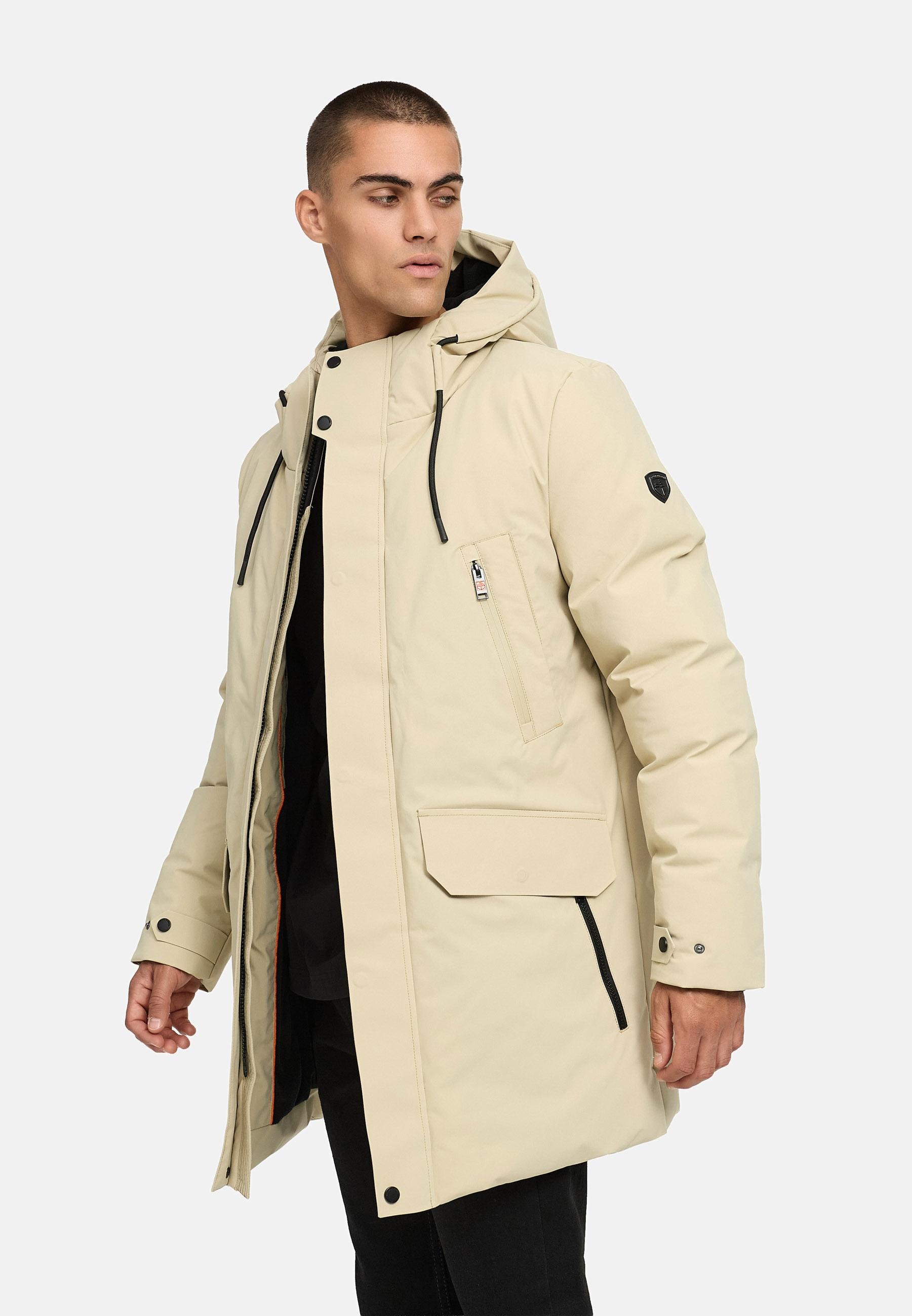 Stone Harbour Wintermantel »Kitraan XX« Langer Herren Winterparka mit zahlreichen Taschen