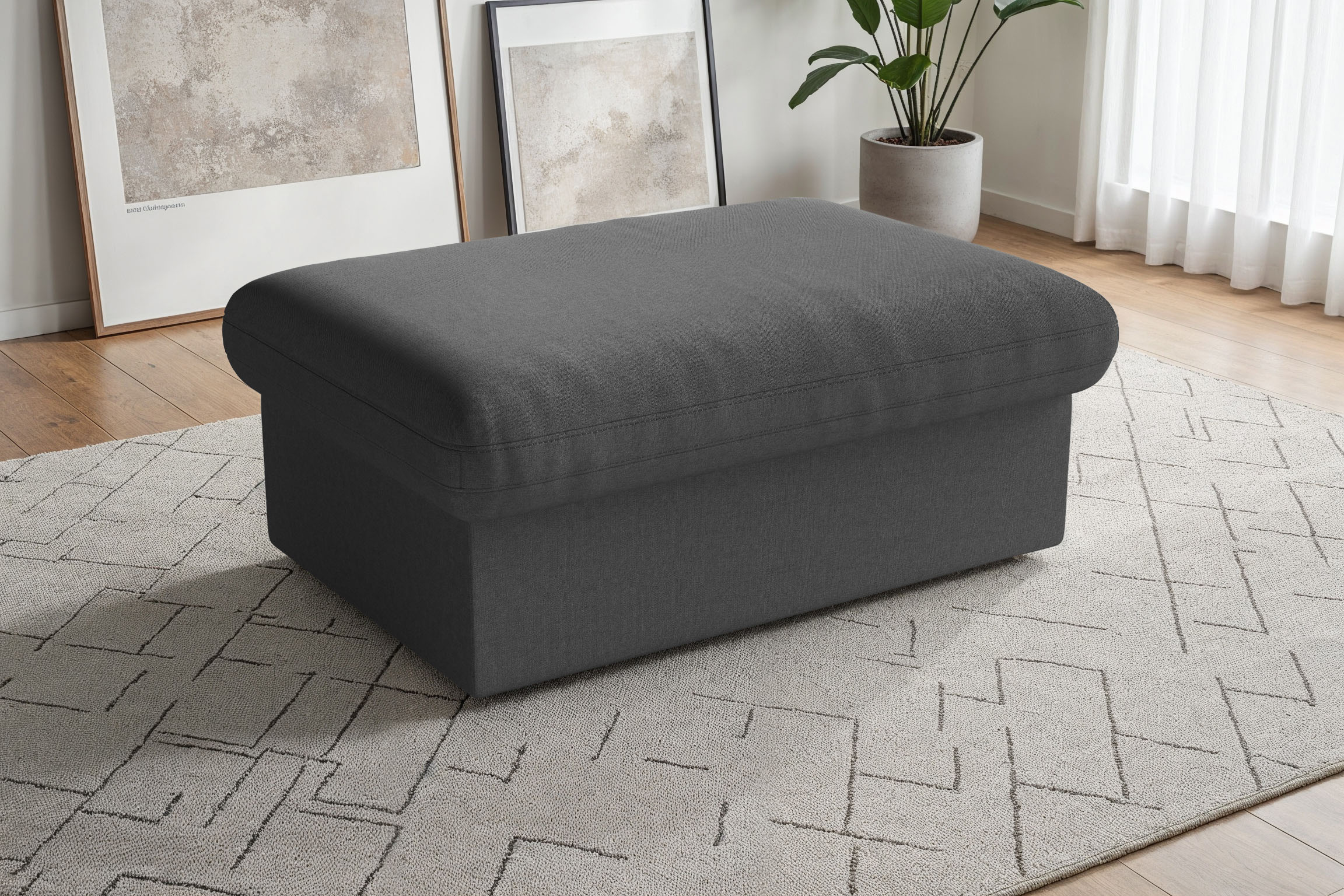 sit&more Polsterhocker "Moreno, B: 90 cm" mit Stauraum, individuell kombinierbar